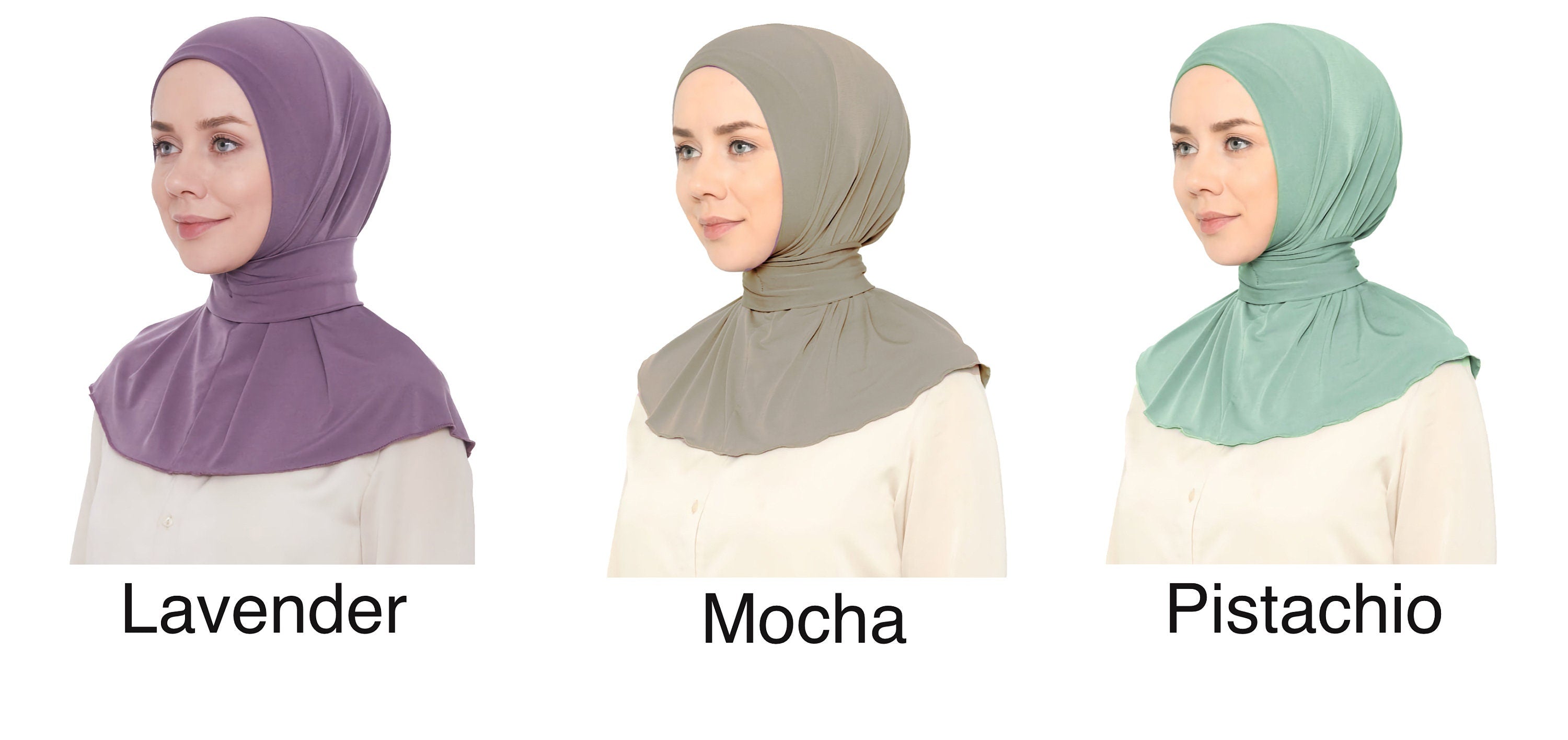 Ready To Go Instant Hijab for Ladies Girls Women With Tie Back Buttons Premium Quality Jersey Scarf