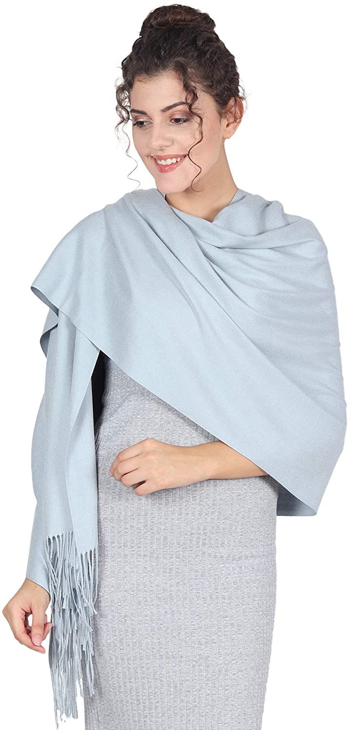 Winter Warm Cashmere Feel Wrap Blanket Shawl Scarf Warm Soft Cozy By World of Shawls