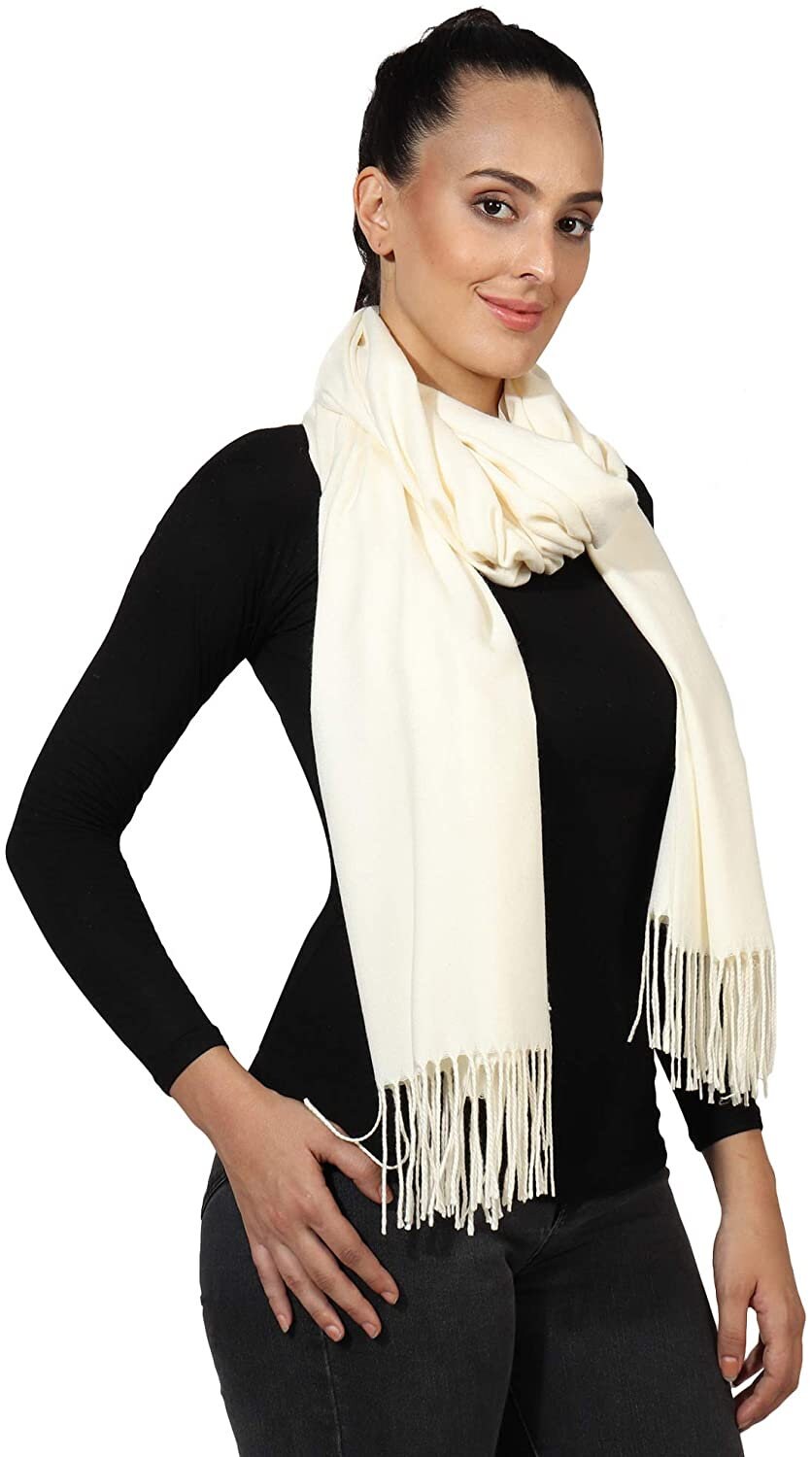 Winter Warm Cashmere Feel Wrap Blanket Shawl Scarf Warm Soft Cozy By World of Shawls
