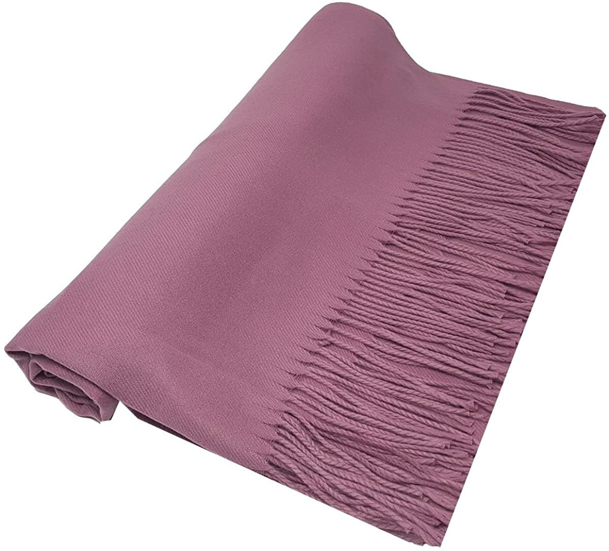 World of Shawls Winter Cashmere Feel Scarf Wrap Blanket Shawl Warm Soft Cozy