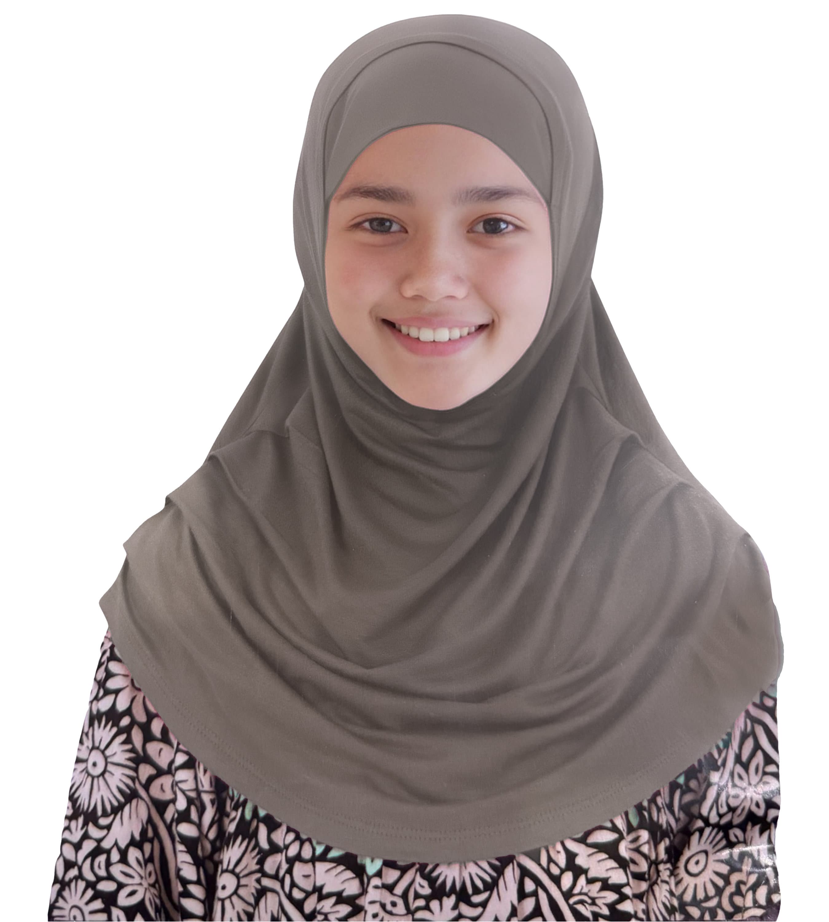 New Pleated Children Kids Girls Instant Hijab Eid Ramadan Mosque Hijab