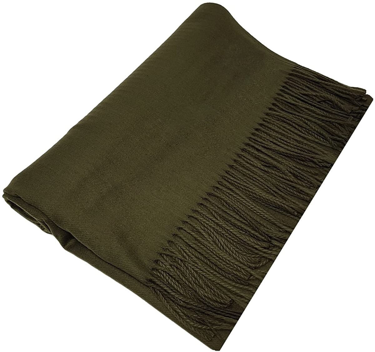 World of Shawls Winter Cashmere Feel Scarf Wrap Blanket Shawl Warm Soft Cozy