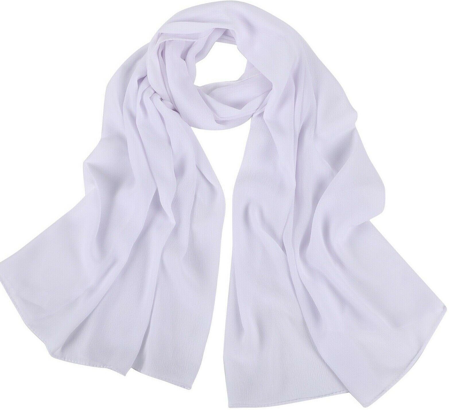Fashion Ribbed Chiffon Crepe Scarf Hijab for Women Shawls Pleated Effect