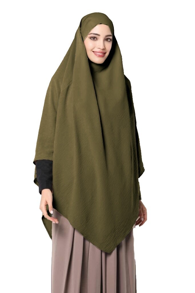 Modest Wear Khimar with Tie Back Premium Quality Jazz Crepe Scarf Hijab Prayer for Ramadan Eid Hajj Umrah Women Ladies Gift