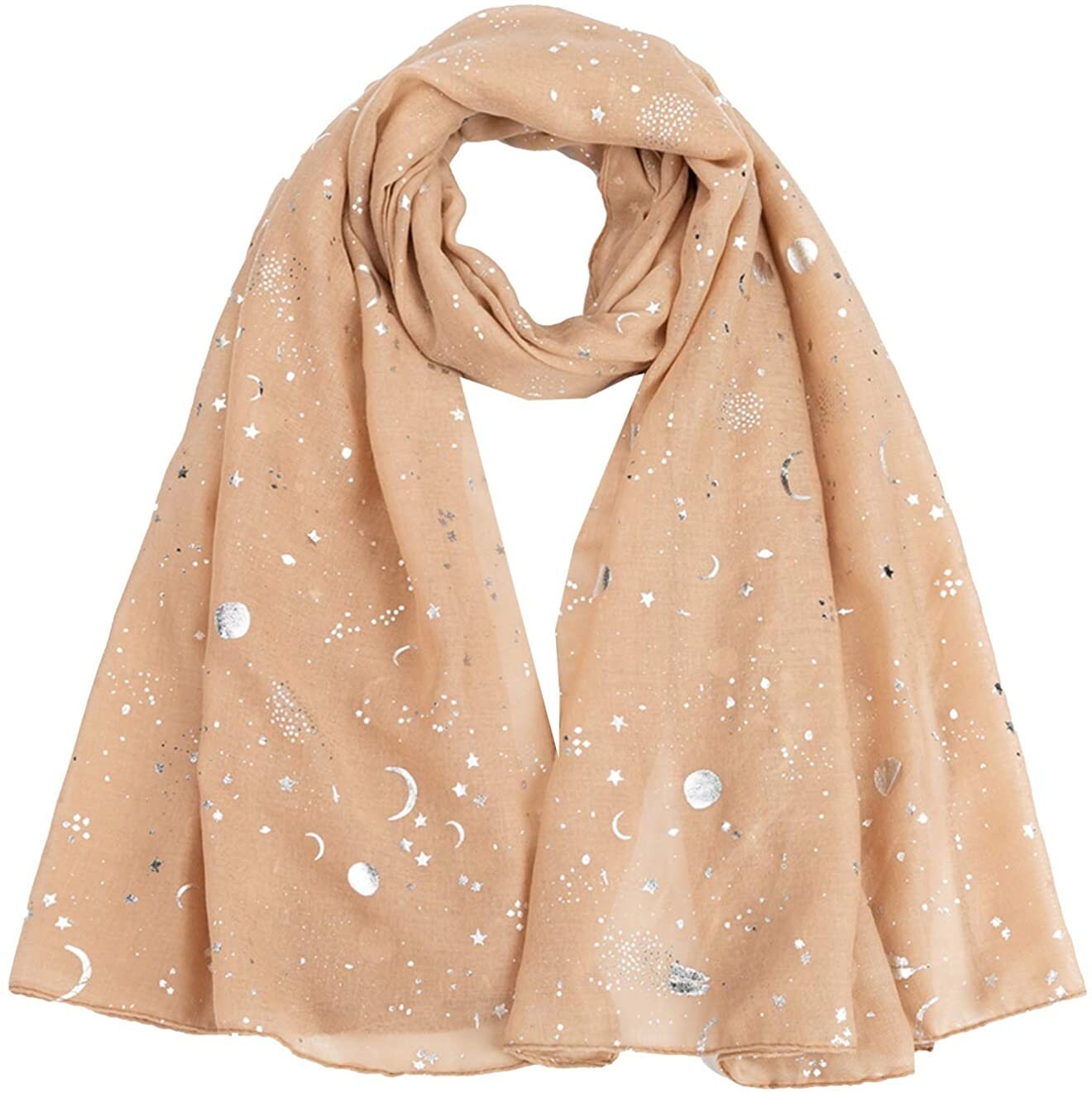Moon light New Ladies Womens Glitter Sparkle Stardust Scarf Scarves Maxi Wrap