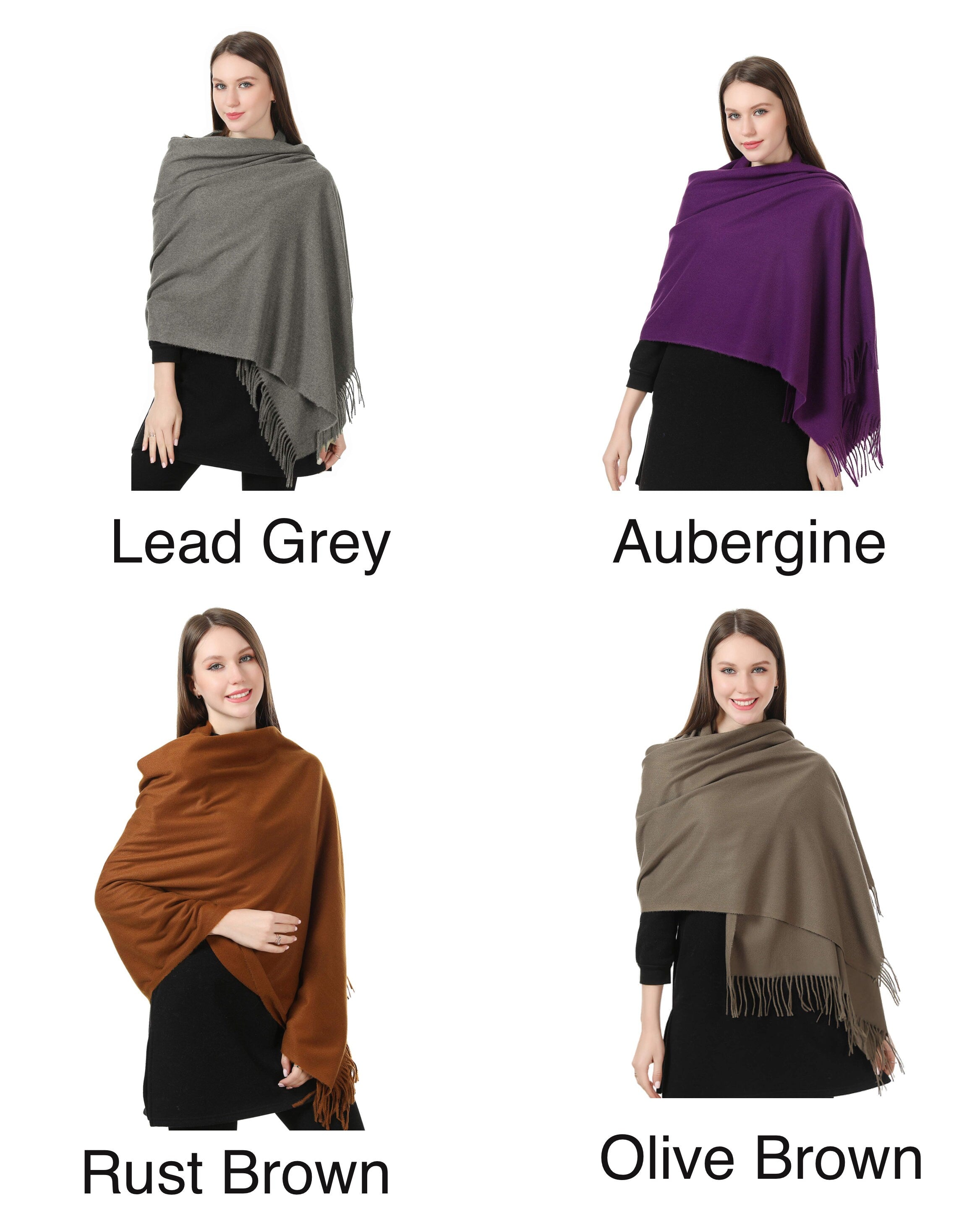 Cashmere Feel Winter Shawl Scarf Scarves Wrap for Women Large Warm Thick Pashmina style ladies Winter shawl Prefect Gift for your Love once