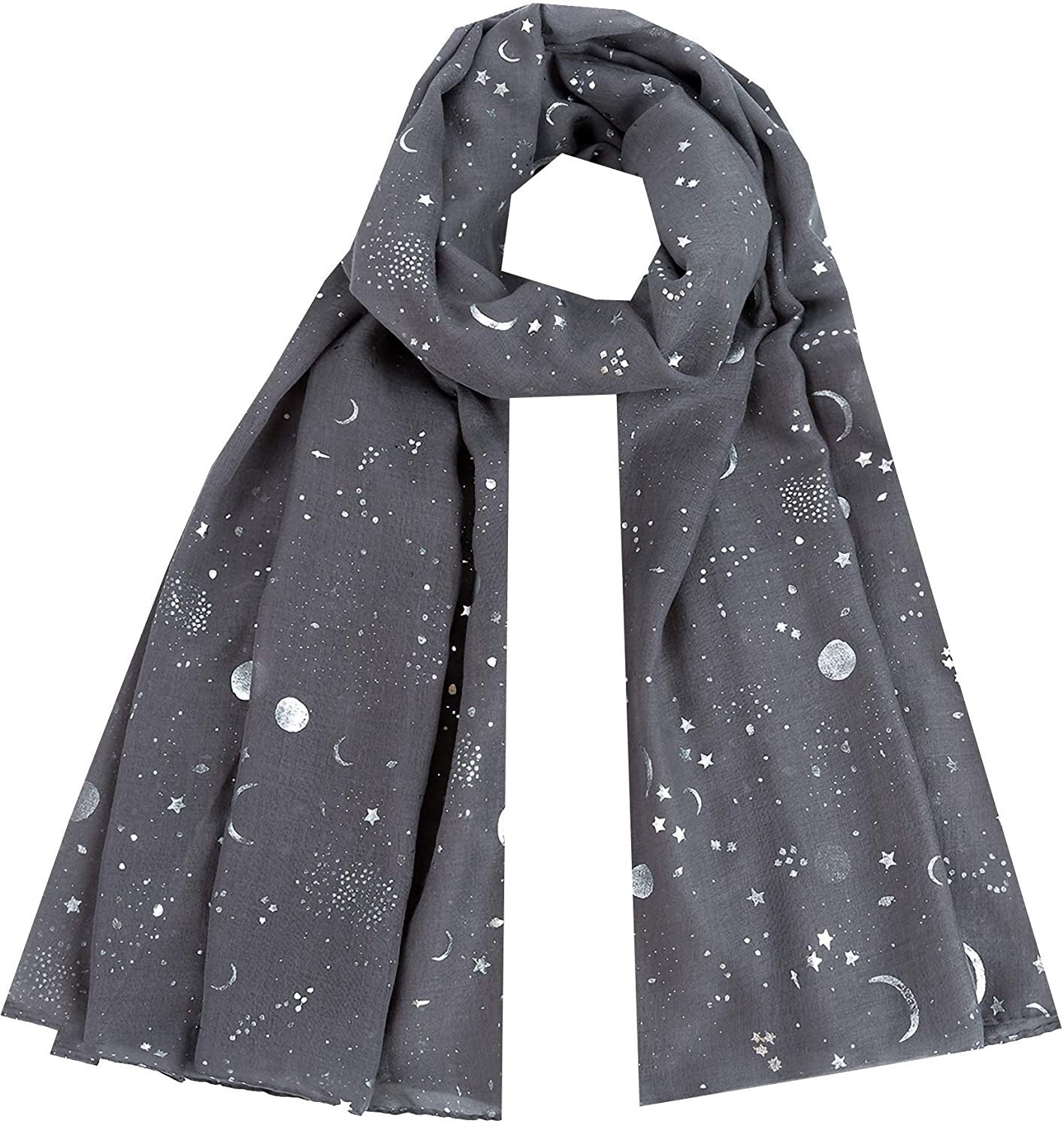 Moon light New Ladies Womens Glitter Sparkle Stardust Scarf Scarves Maxi Wrap