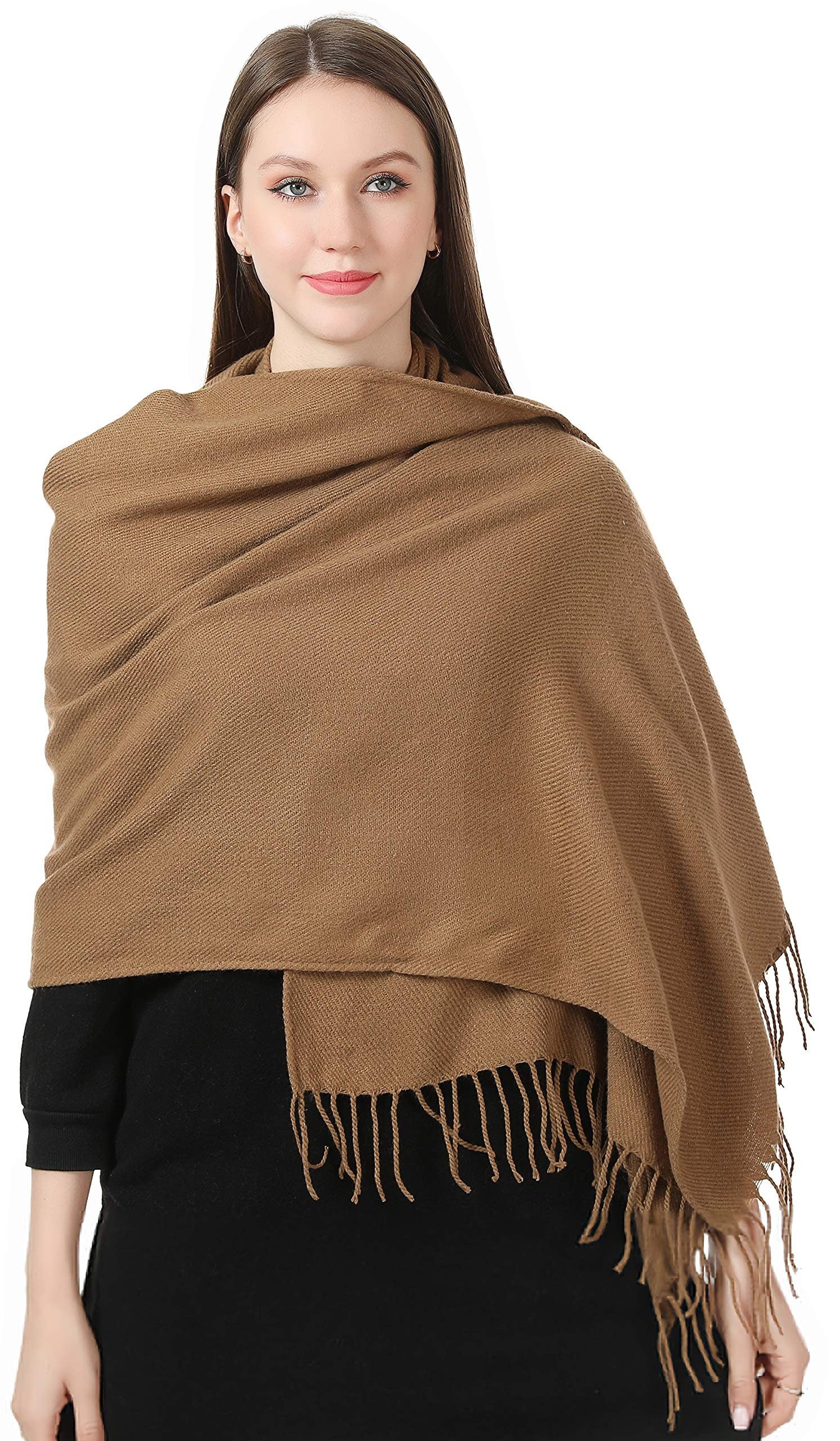 Cashmere Feel Winter Shawl Scarf Scarves Wrap for Women Large Warm Thick Pashmina style ladies Winter shawl Prefect Gift for your Love once