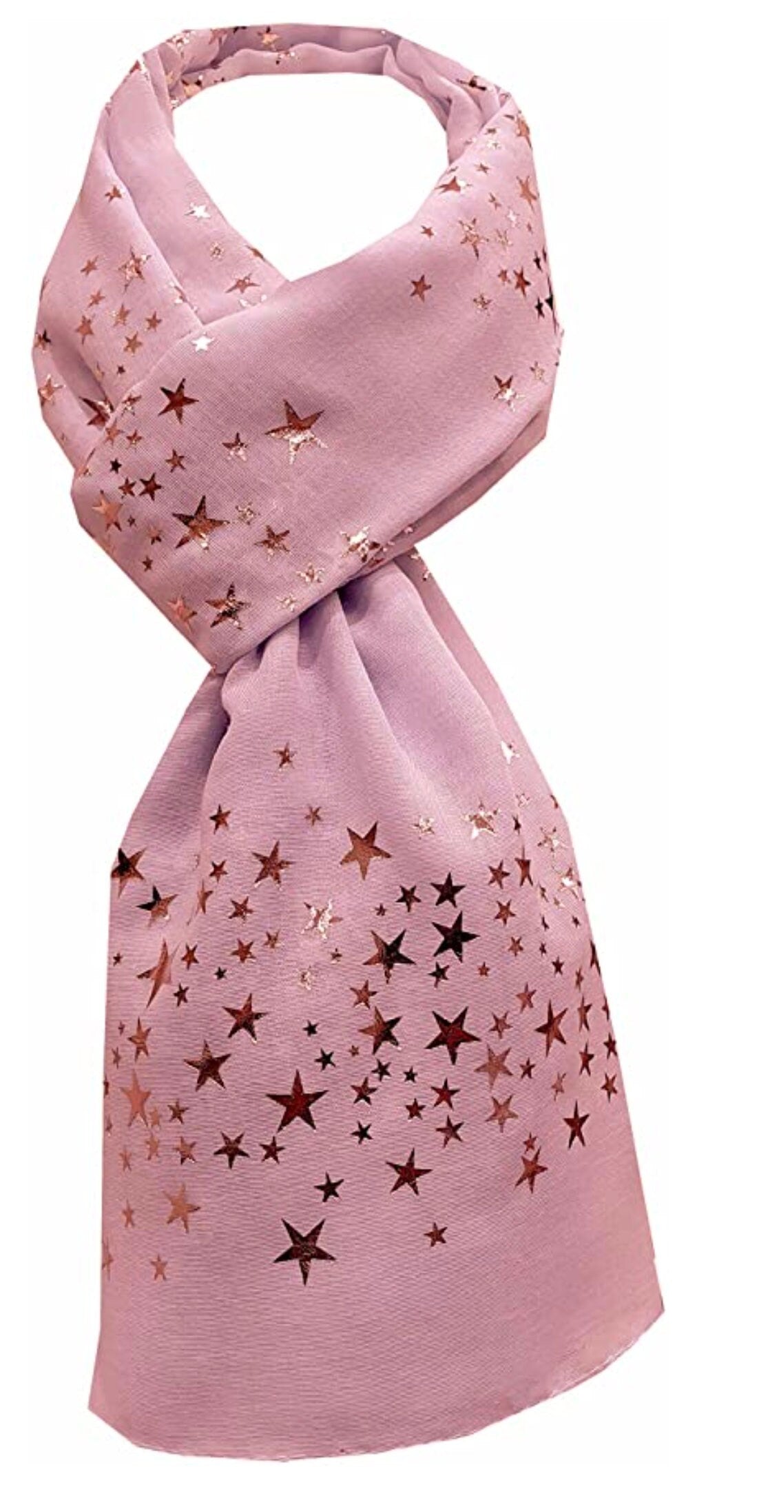 Star Foil Print Scarf Scarves Wrap Shawl Ideal Gift