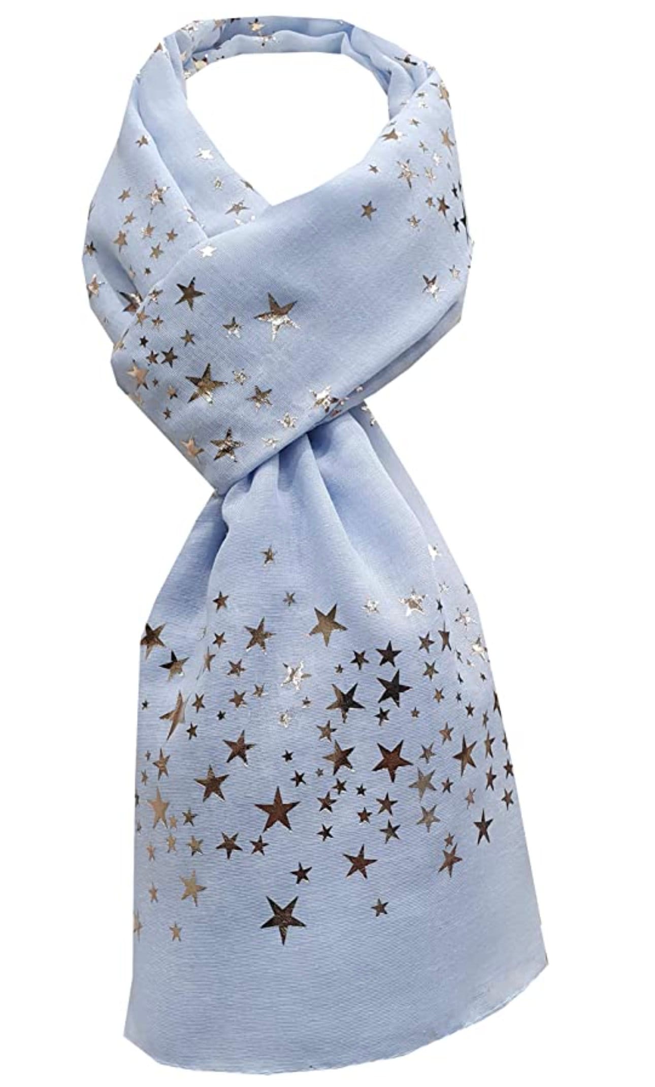 Star Foil Print Scarf Scarves Wrap Shawl Ideal Gift