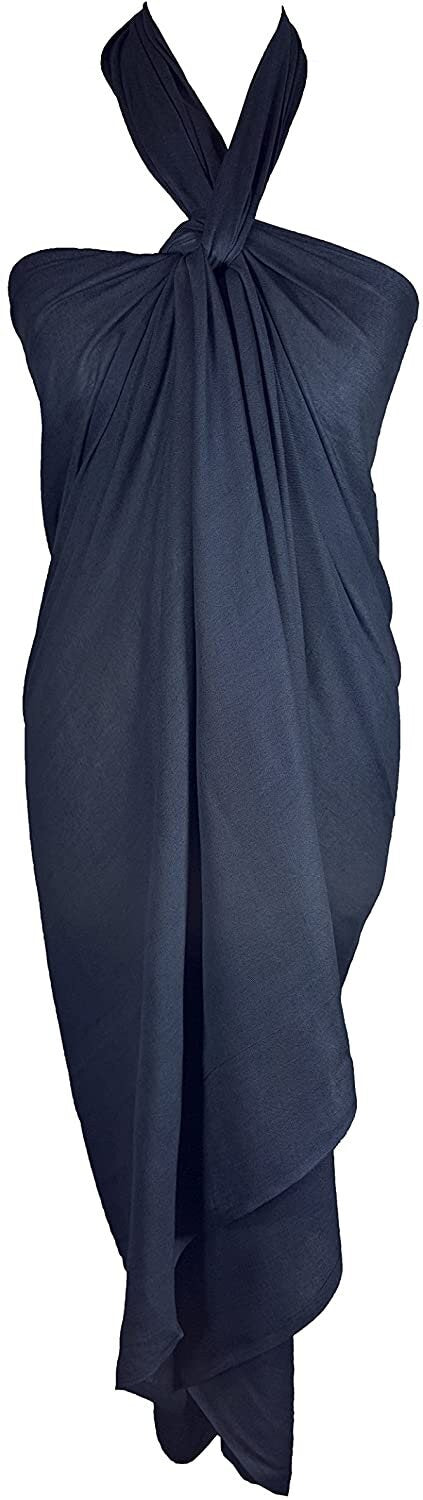 Cotton Plain Sarong Coverup Wrap Scarf