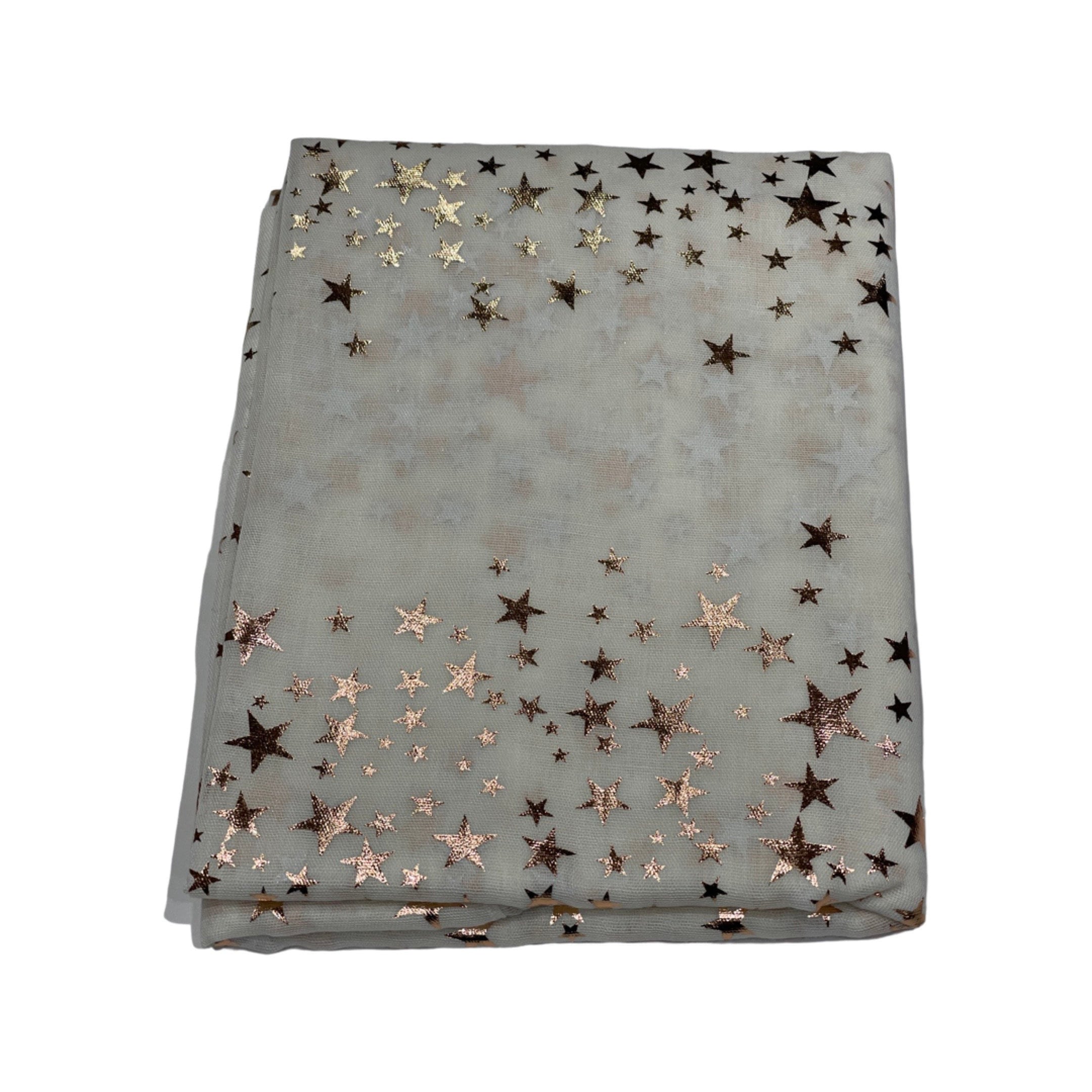 Star Foil Print Scarf Scarves Wrap Shawl Ideal Gift