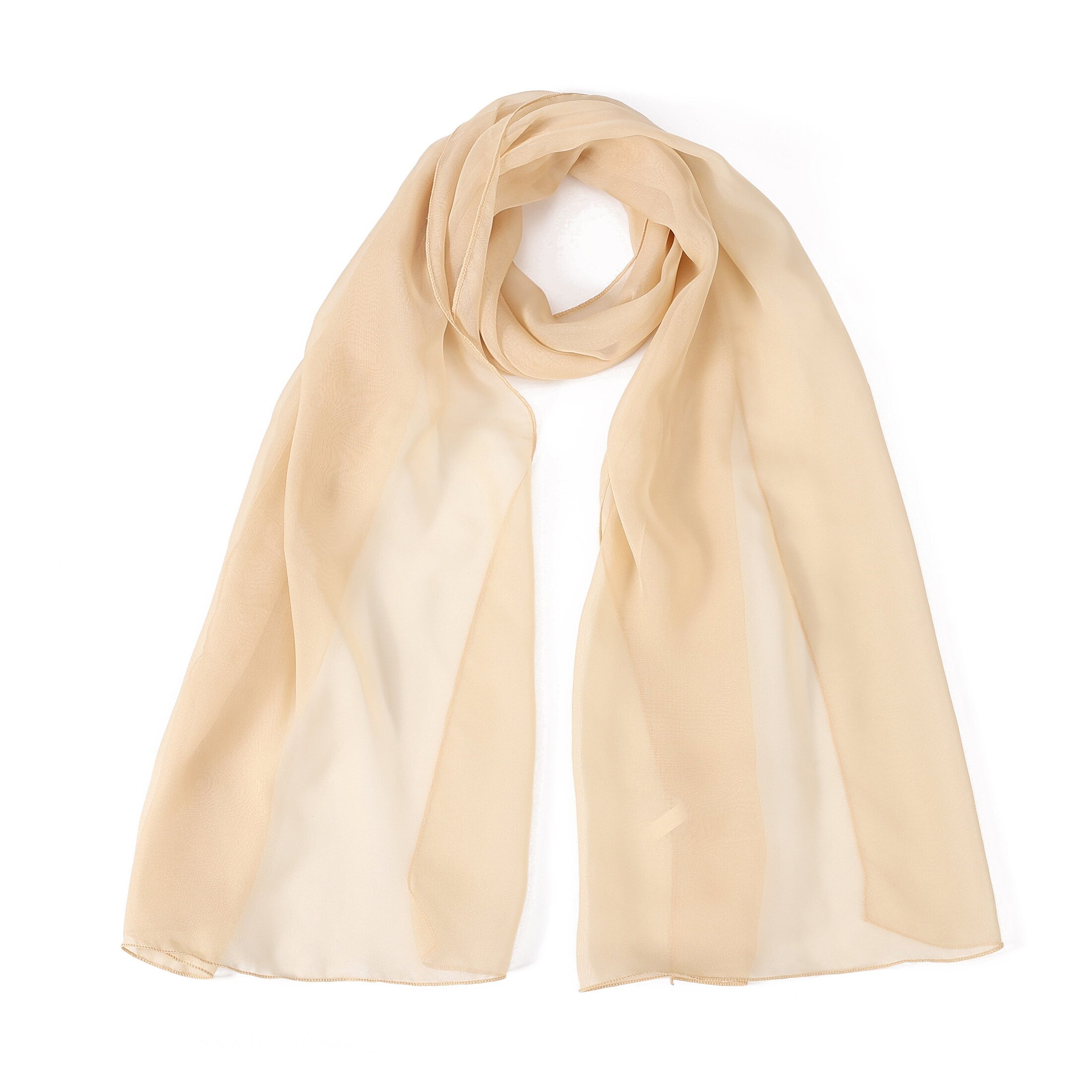 Elegant Sheer Chiffon Scarf Wrap Idea for Weddings & Evening Dresses 45x160cm