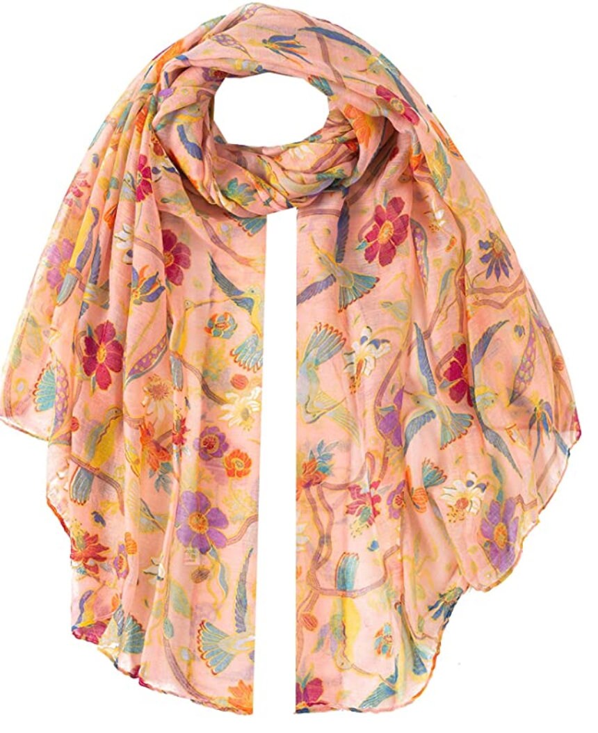 Birds Design Ideal Gift Girls Women Ladies Scarf Scarves Wrap Shawl
