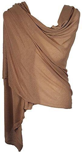Ladies Jersey Scarf Wrap Stole Warm Soft Stretchy