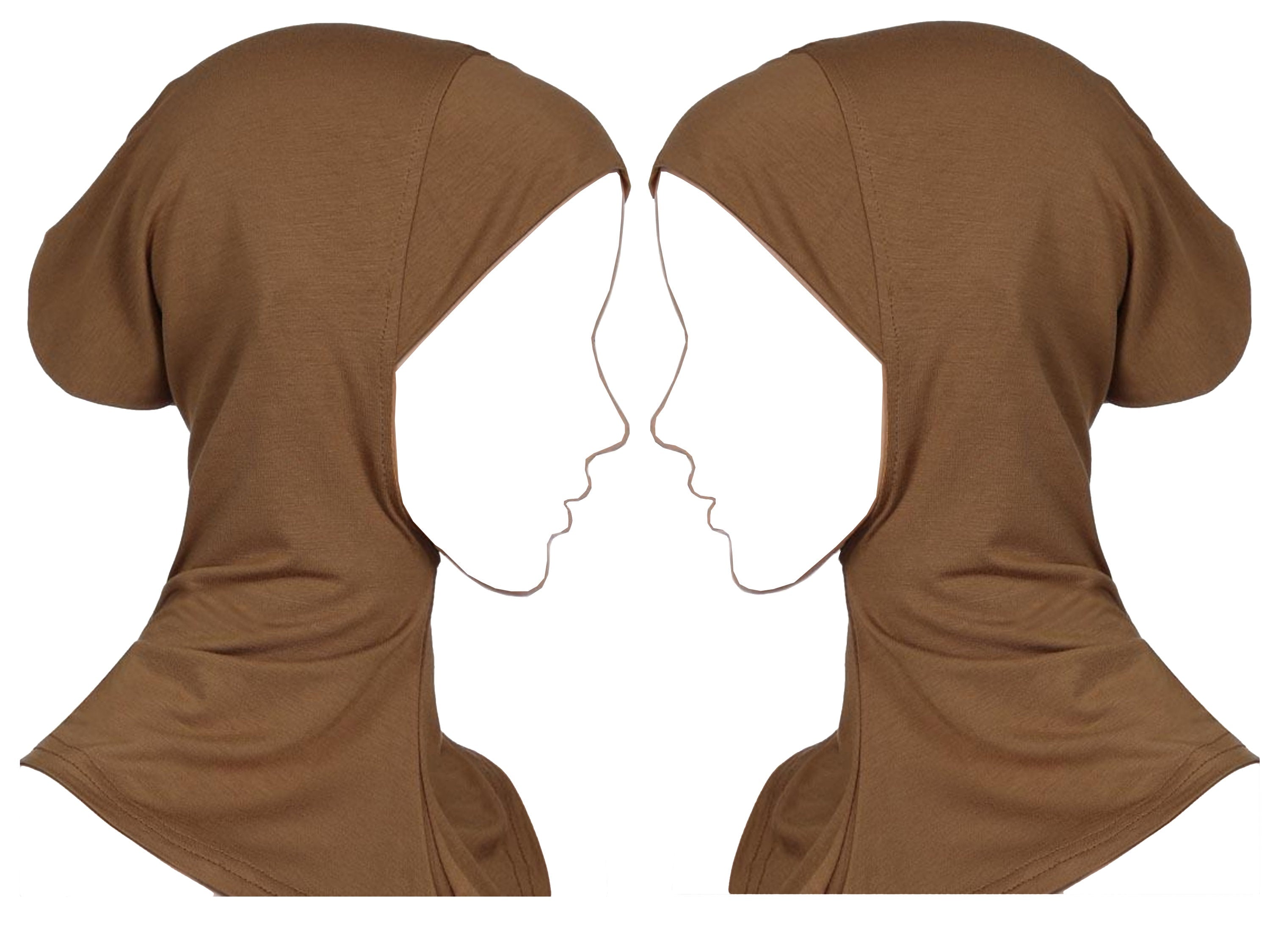 Premium Stretchy Women Girls Ninja Hijab Under Scarf Cap Turban Bone Bonnet Islamic Neck Cover Muslim