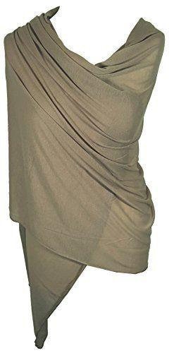 Ladies Jersey Scarf Wrap Stole Warm Soft Stretchy