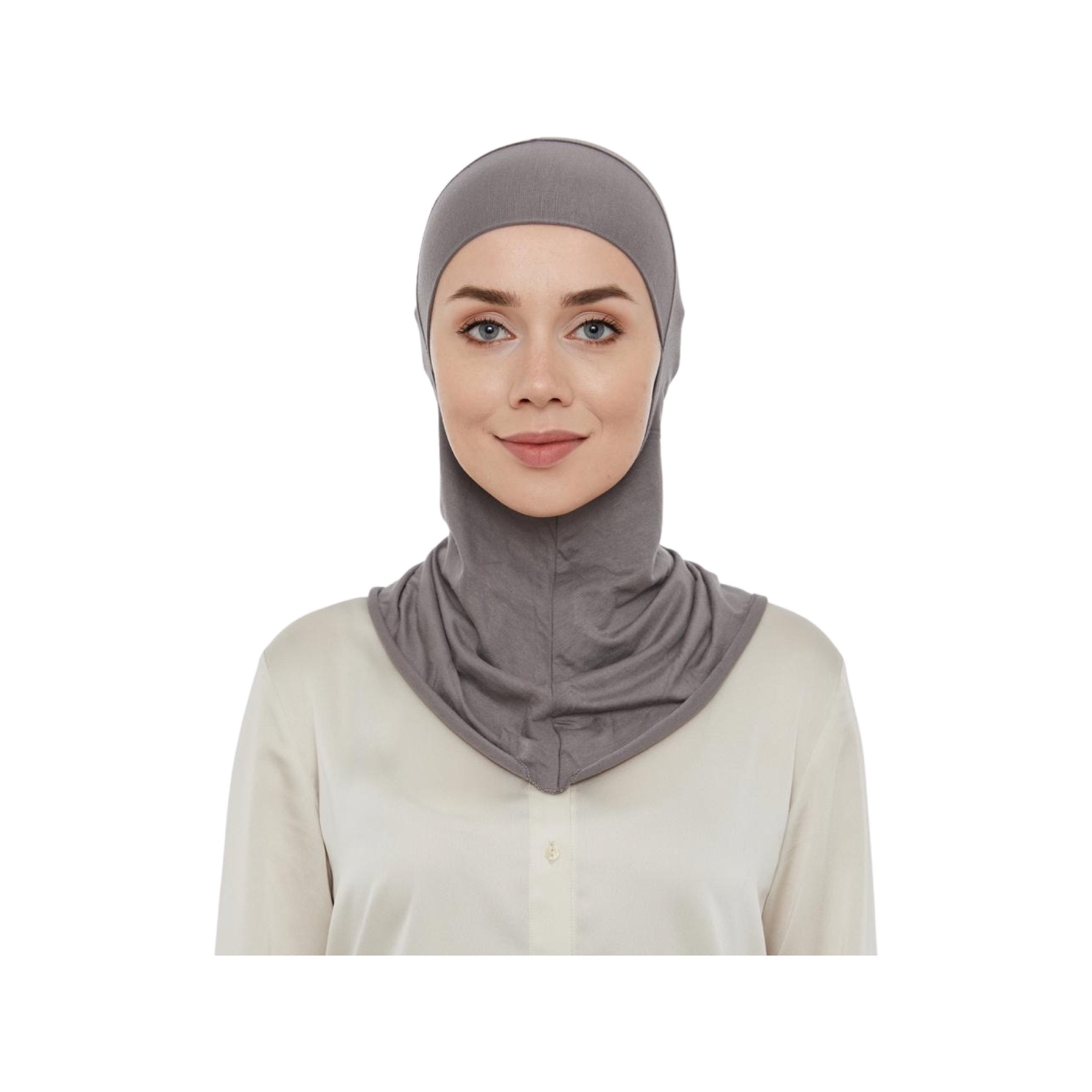 Premium Stretchy Women Girls Ninja Hijab Under Scarf Cap Turban Bone Bonnet Islamic Neck Cover Muslim