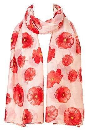 Poppy Flower Colourful Big Size Soft light Weight Remembrance Day Scarf Sarong for ladies women girls perfect gift