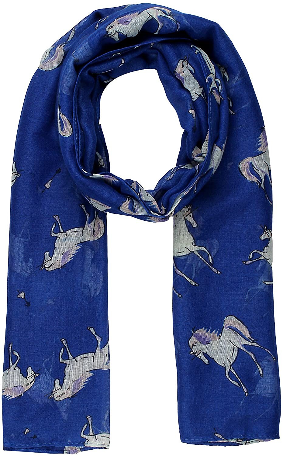 Horse Print Design Ladies Women Girls Scarves Shawl Wrap Maxi Scarf Sarong