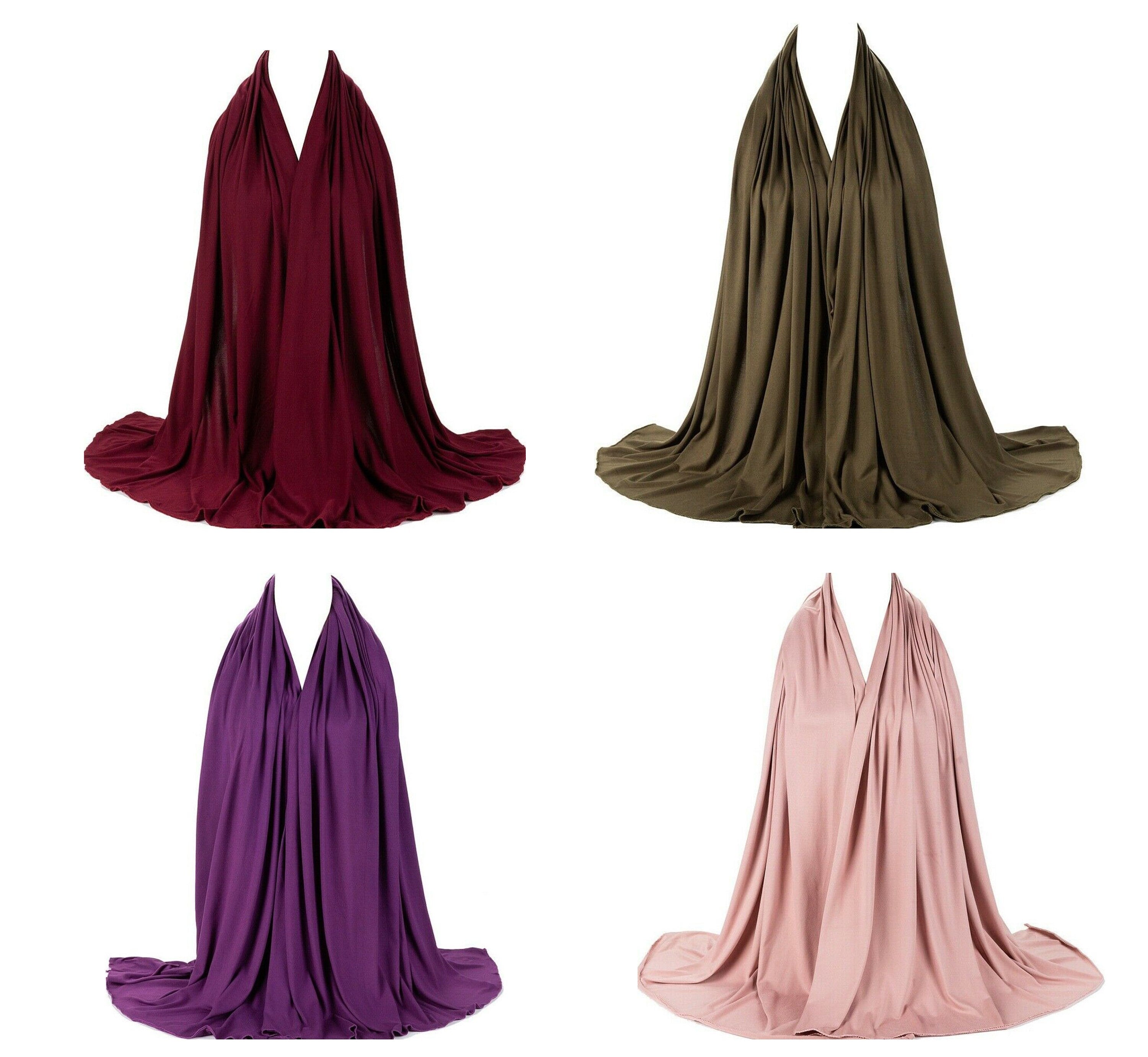 Premium Quality Big Size Jersey Hijab Scarf Shawl Super Stretchy Maxi Lycra Wrap