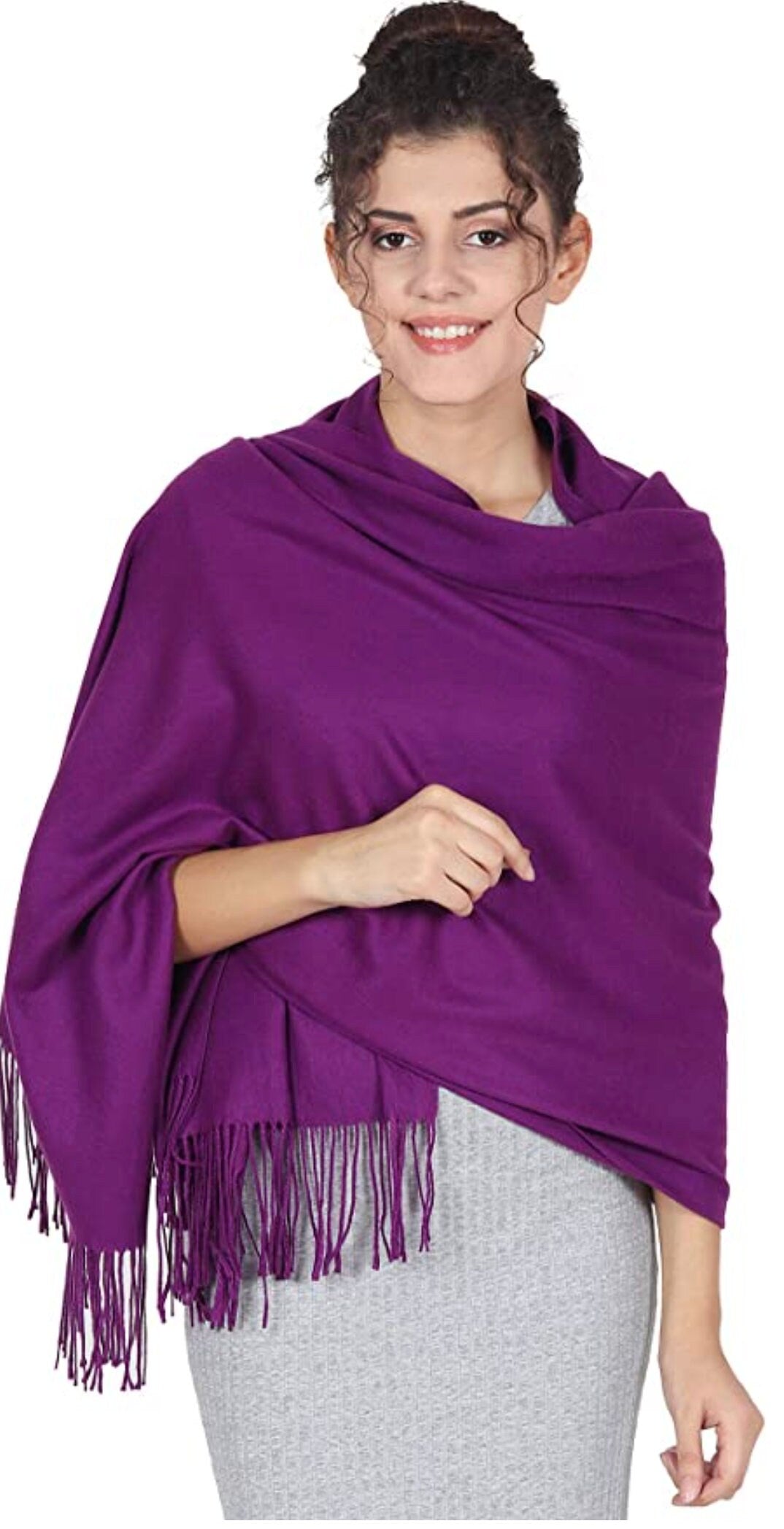Winter Warmer!!! Luxury Women's Ultra Smooth Cashmere Feel Shawl Scarf Wrap Stole Blanket Pashmina Style Luxuriously Warm And Super Soft