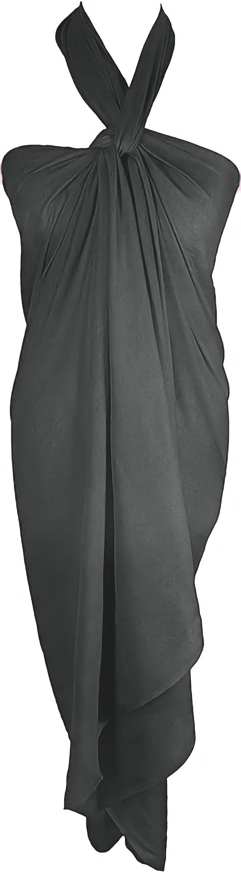 Cotton Plain Sarong Coverup Wrap Scarf