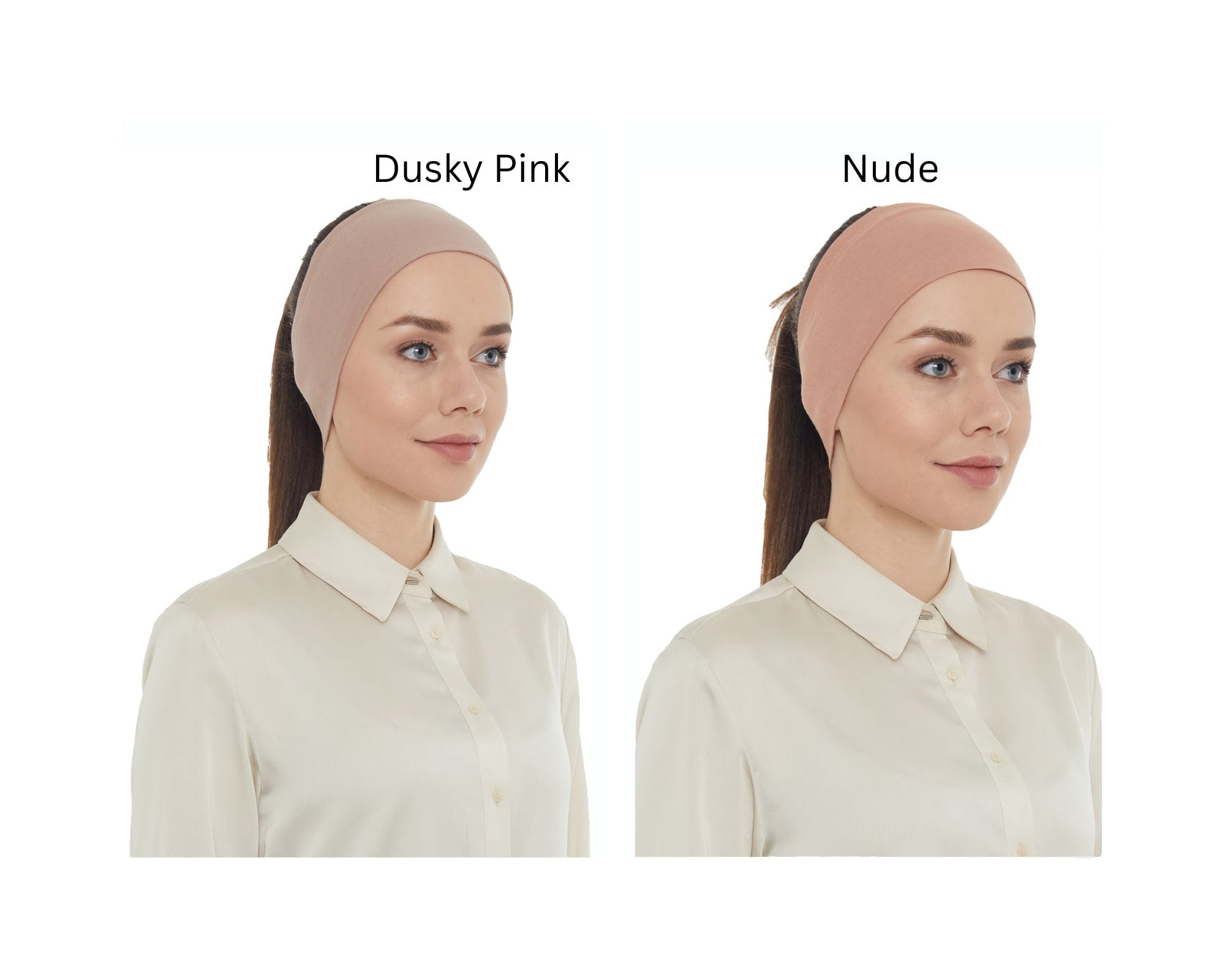 Hijab Scarf Sports Headband With Non-Slip Silicone Grips for Ladies Women Girls