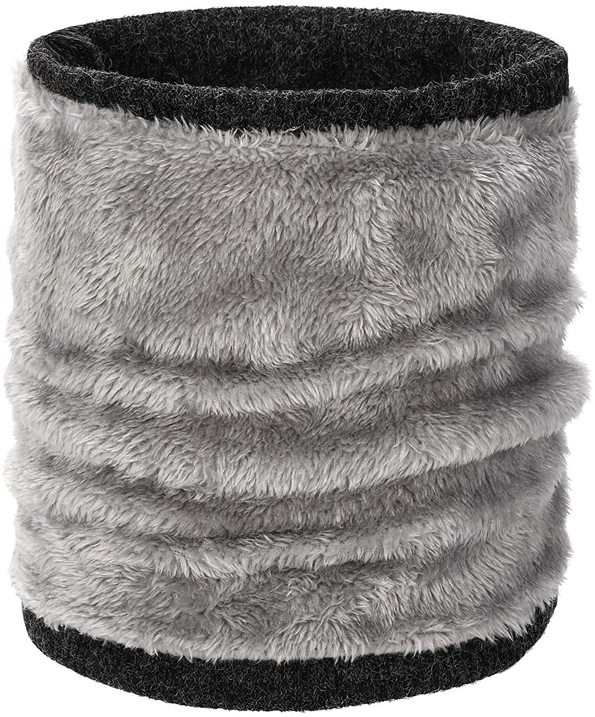 Neck Warmer Men Ski, Neck Gaiter Face Scarf Women, Fleece Scarf for Men Gaiter Mask, Thick Windproof Scarves Unisex Women Girls