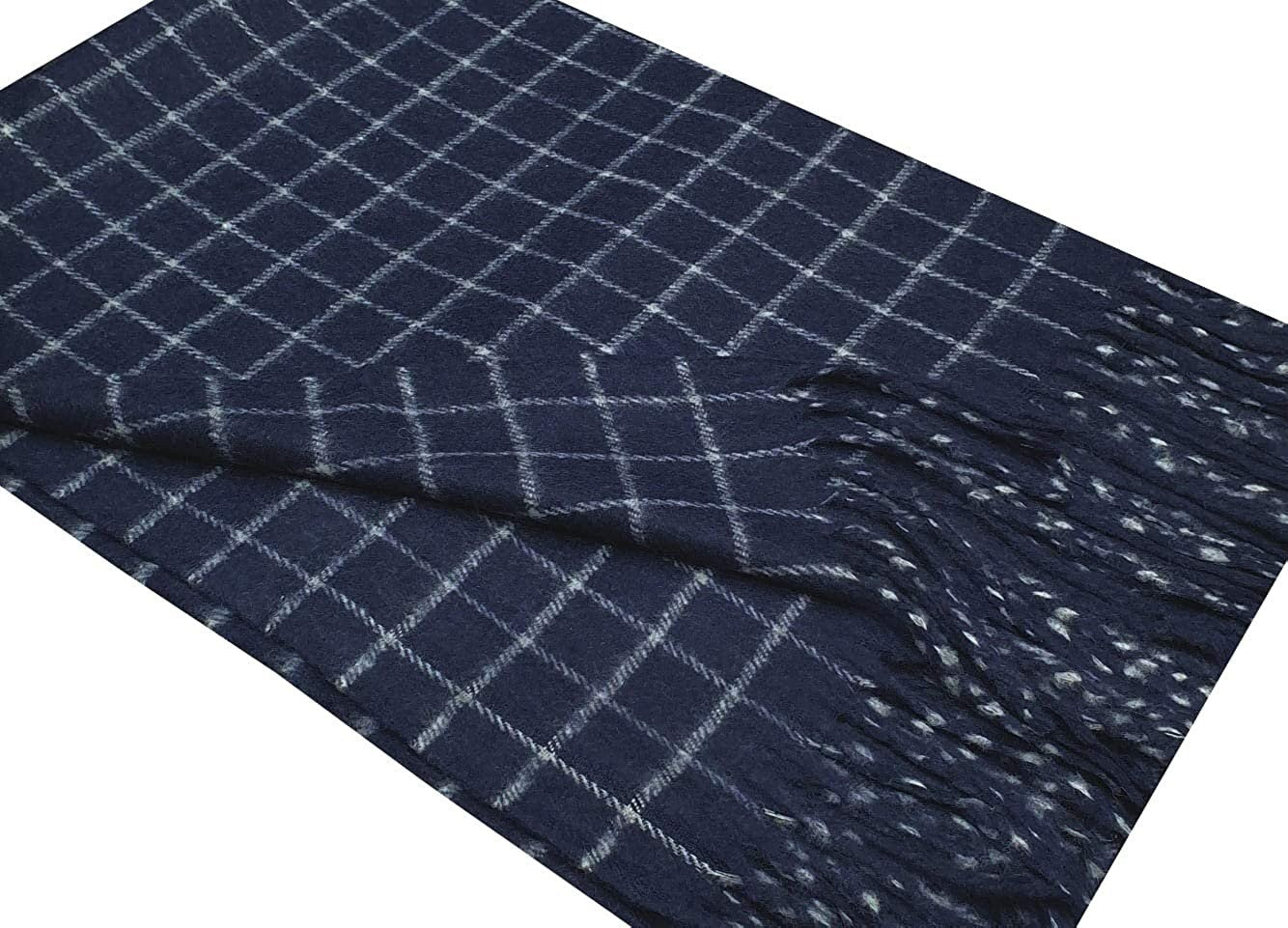 WINTER WARMER Thick Large Window Pane/Check/Graph Fashion Scarf Blanket Wrap Unisex