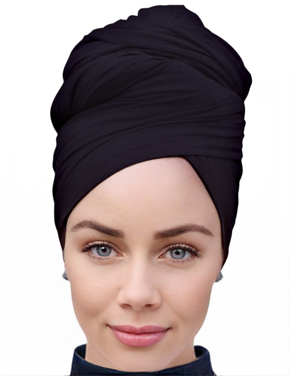 Head Wrap for Women Long Stretch Jersey Head Scarf Summer Breathable Lightweight, One Scarf And Many Use Hijab, Wrap, Shawl, Turban, Scarf