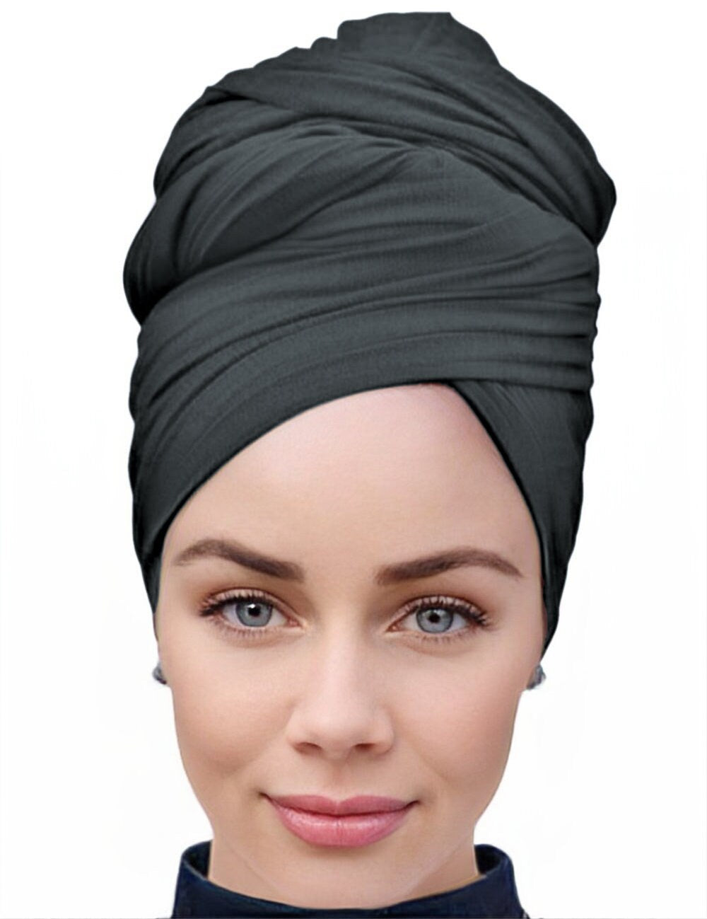 Head Wrap for Women Long Stretch Jersey Head Scarf Summer Breathable Lightweight, One Scarf And Many Use Hijab, Wrap, Shawl, Turban, Scarf
