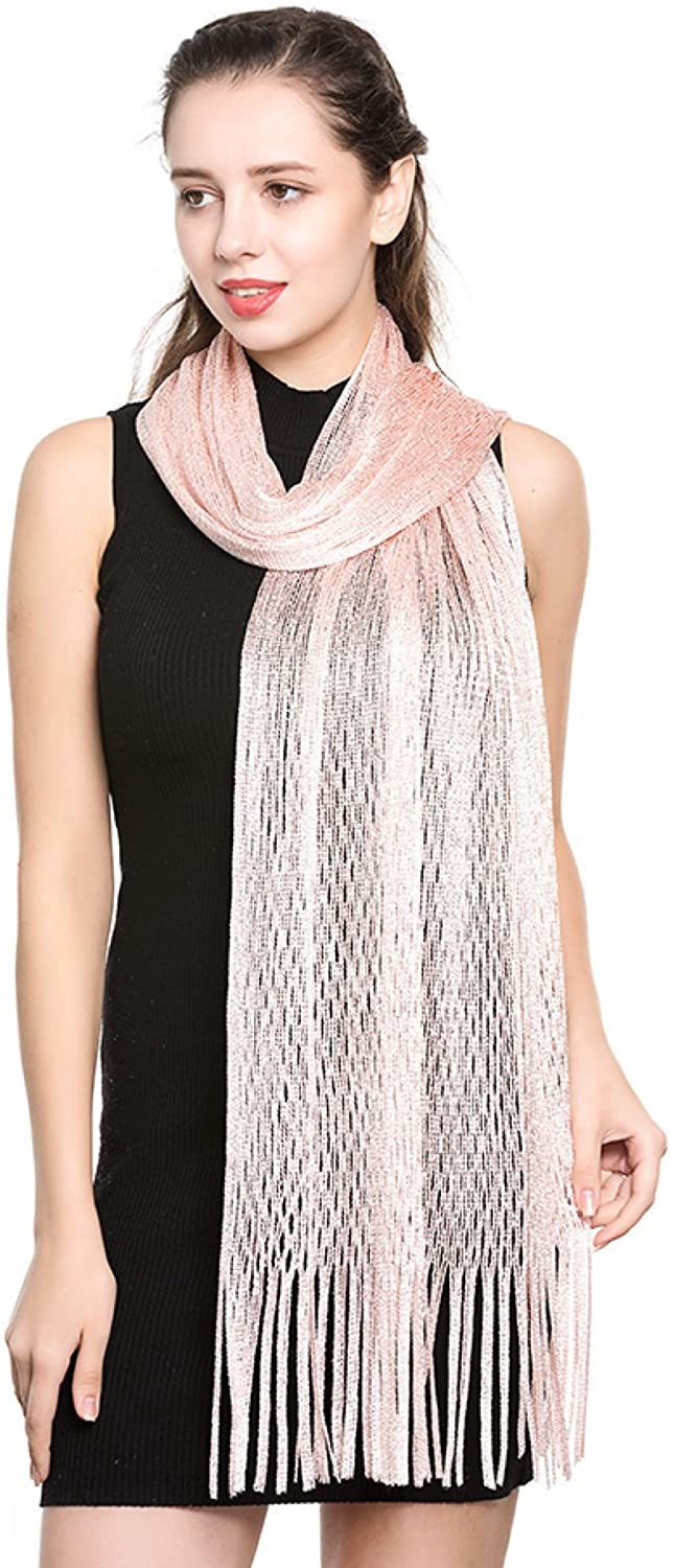 World of Shawls Scarf Wrap for Evening Dresses - Sheer Bridal Women's Scarves for Prom, Wedding, Party
