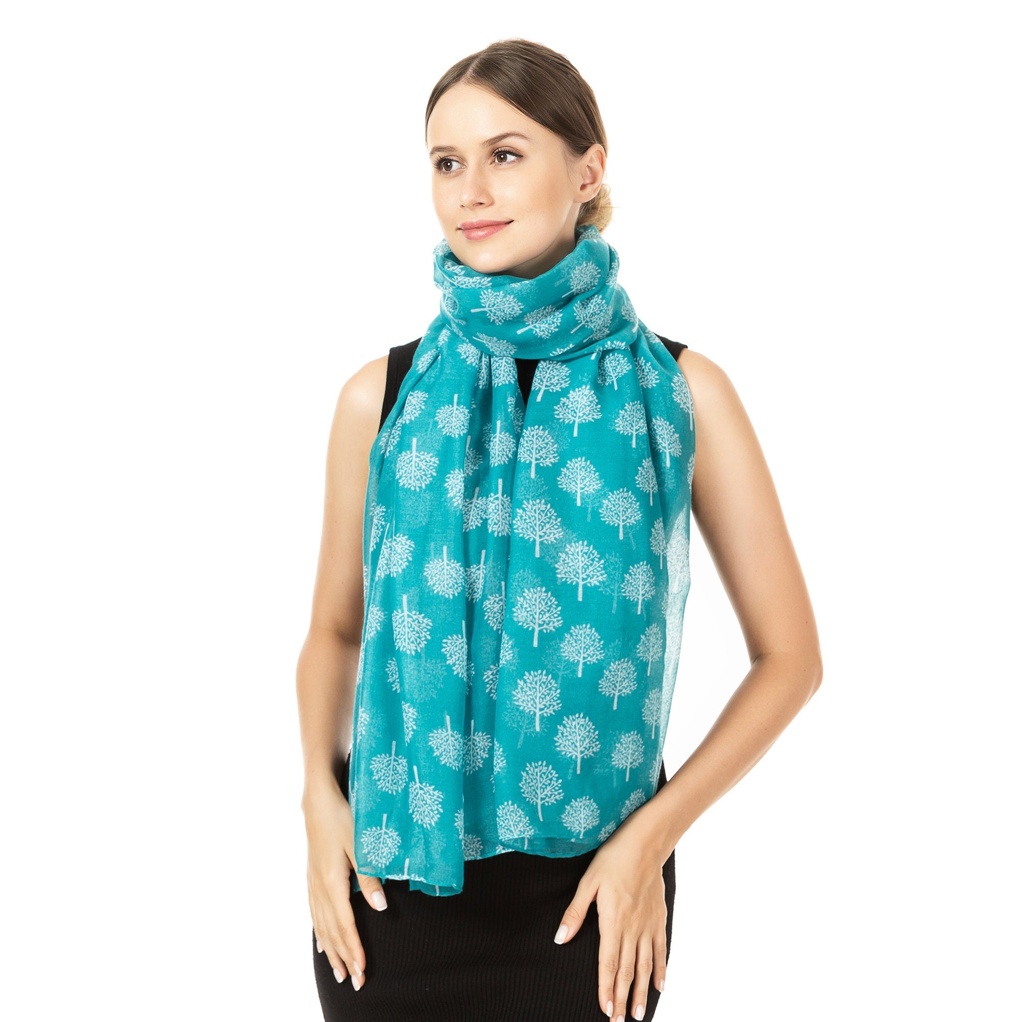 Mulberry Tree Print Fashion Scarf Shawl Wrap Women Ladies Long