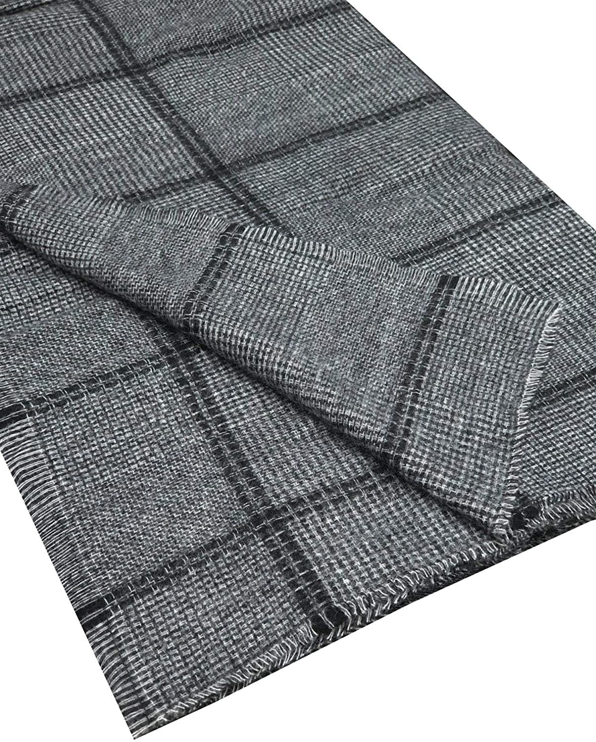 World of Shawls WINTER WARMER Thick Large Plaid Check Design Fashion Scarf Blanket Wrap Unisex