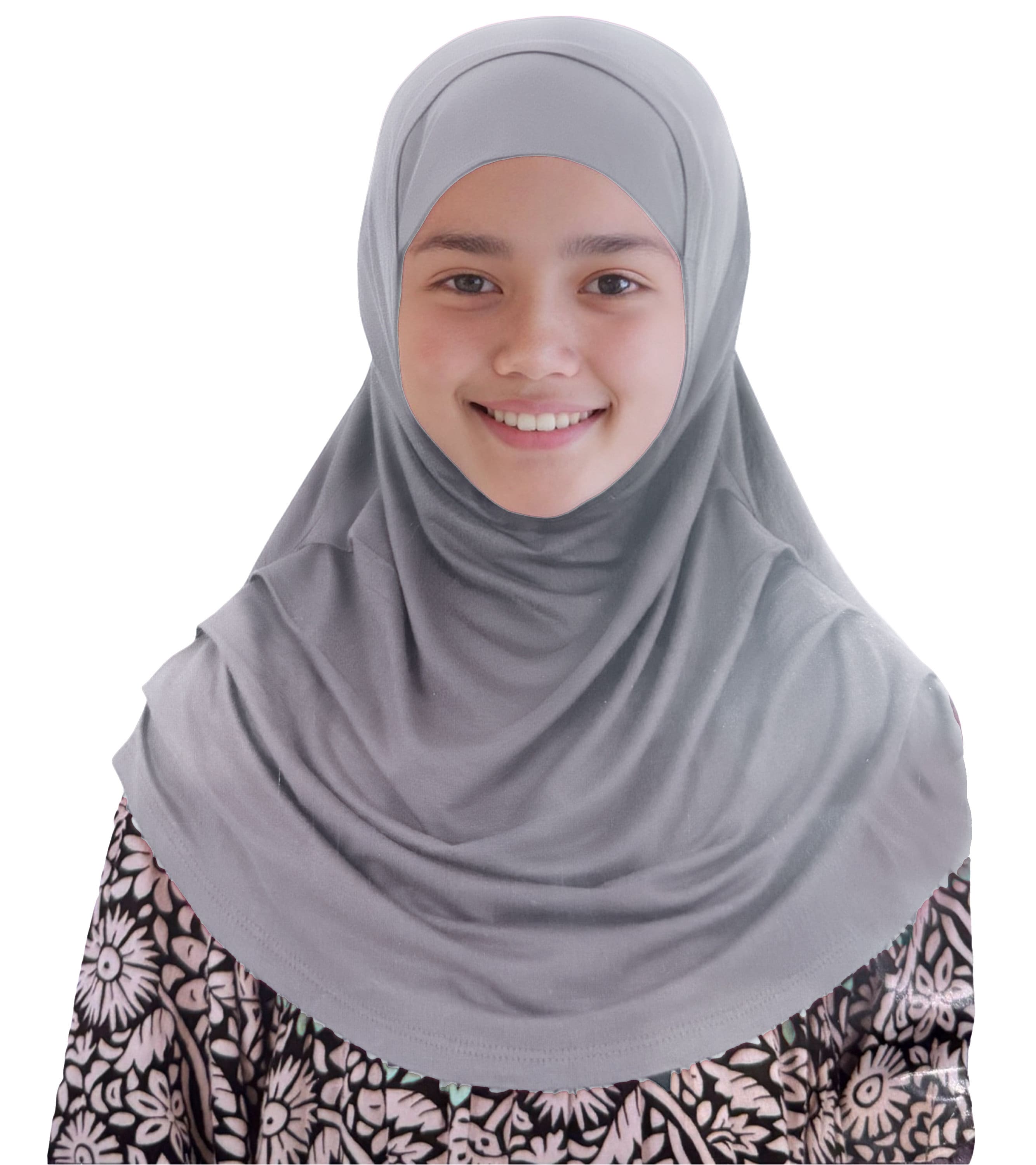New Pleated Children Kids Girls Instant Hijab Eid Ramadan Mosque Hijab
