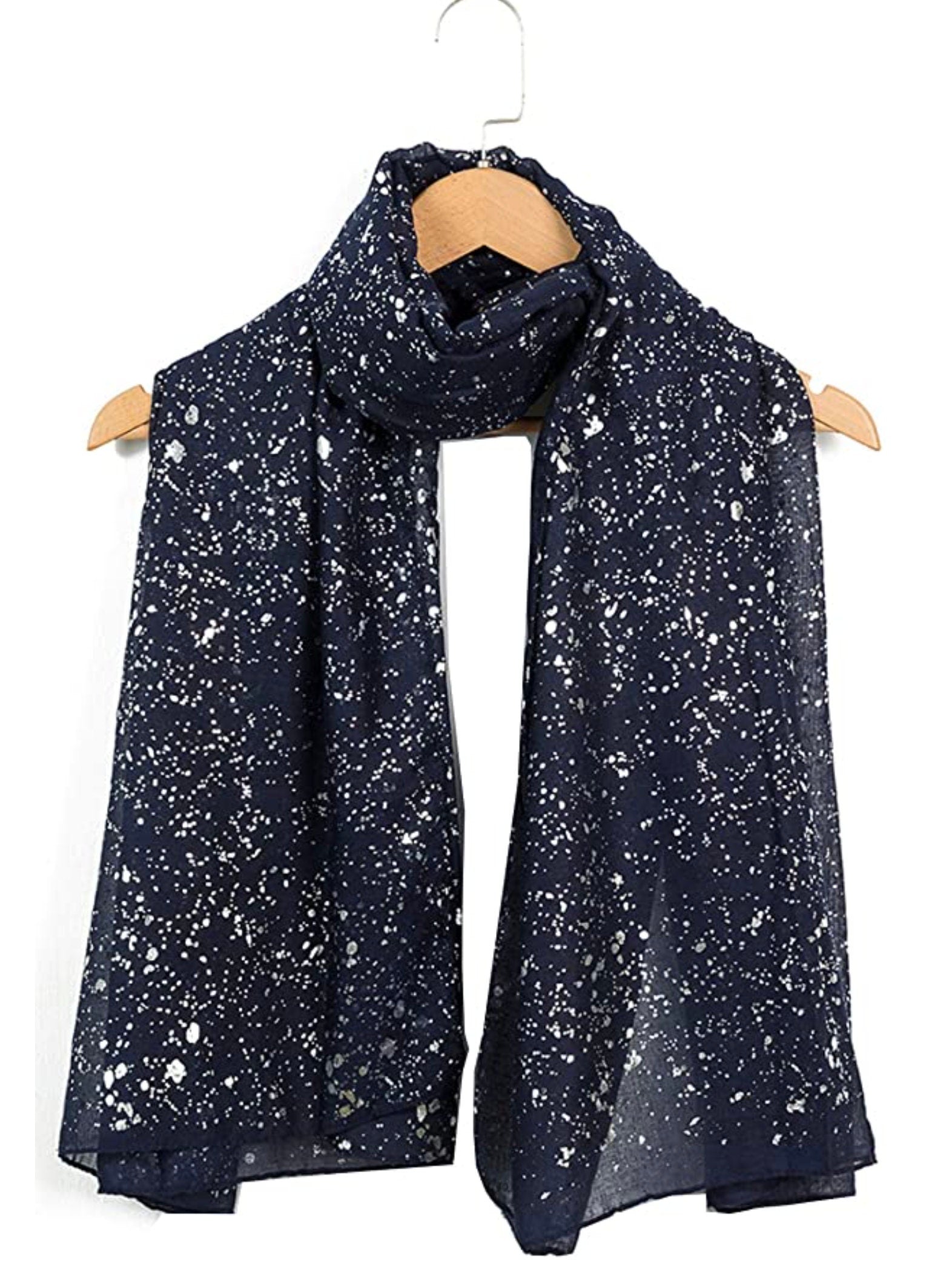 Evening Silver Sparkle Wrap Stole Shawl For Wedding, Bridesmaid, Parties, Prom Scarf