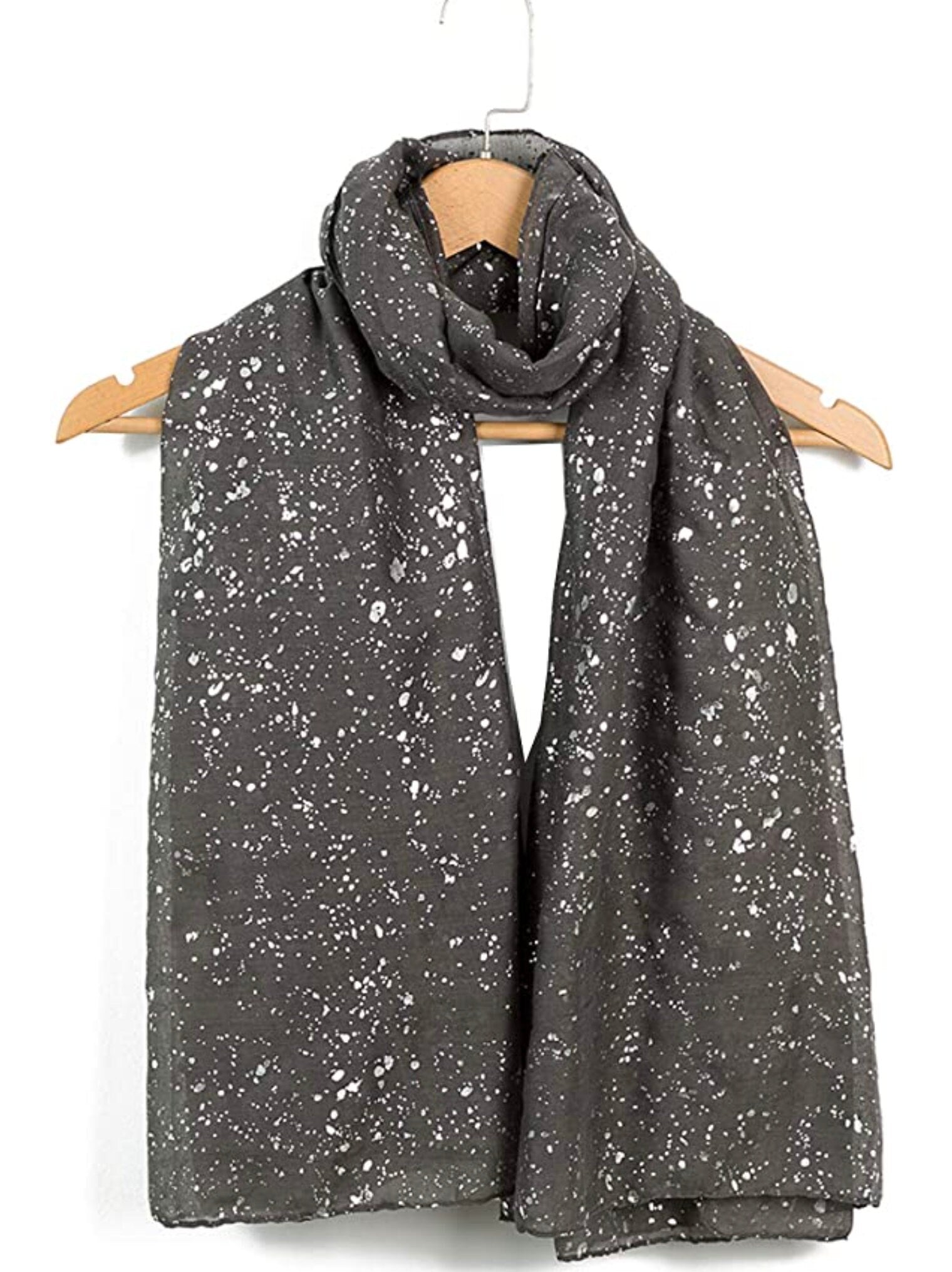 Evening Silver Sparkle Wrap Stole Shawl For Wedding, Bridesmaid, Parties, Prom Scarf