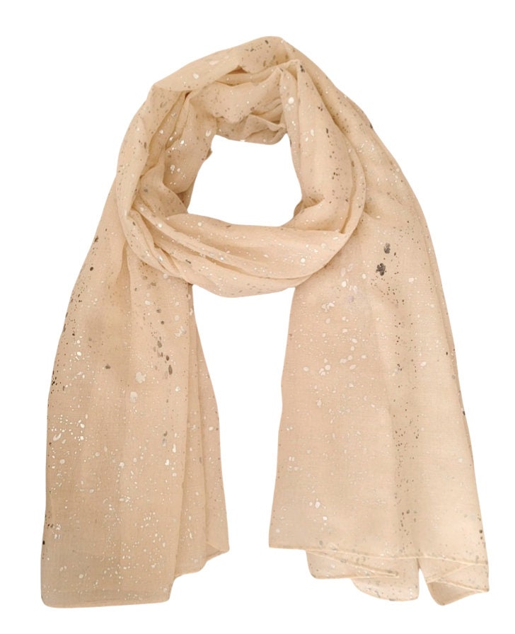 Evening Silver Sparkle Wrap Stole Shawl For Wedding, Bridesmaid, Parties, Prom Scarf