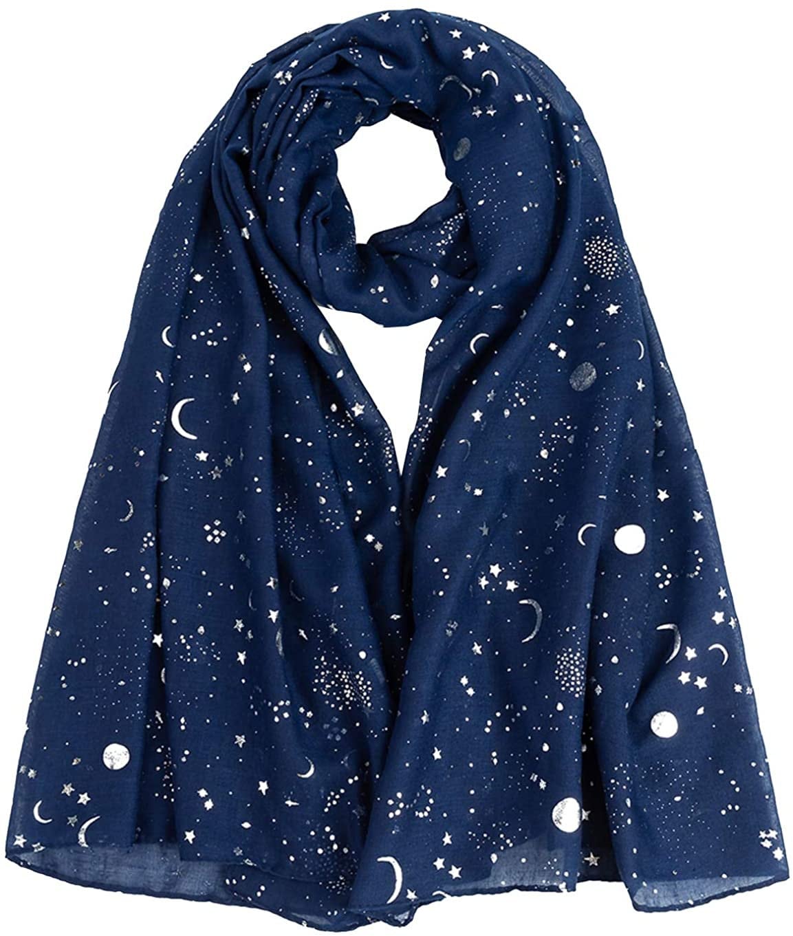 Moon light New Ladies Womens Glitter Sparkle Stardust Scarf Scarves Maxi Wrap