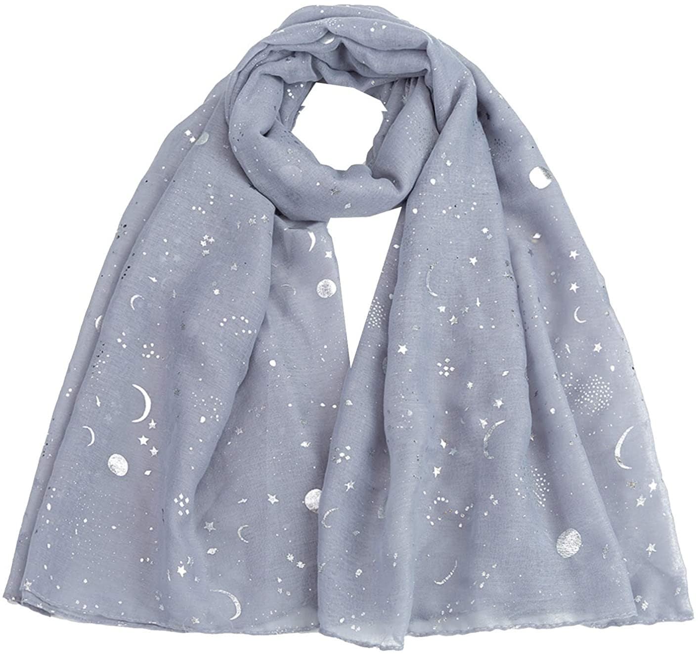 Moon light New Ladies Womens Glitter Sparkle Stardust Scarf Scarves Maxi Wrap