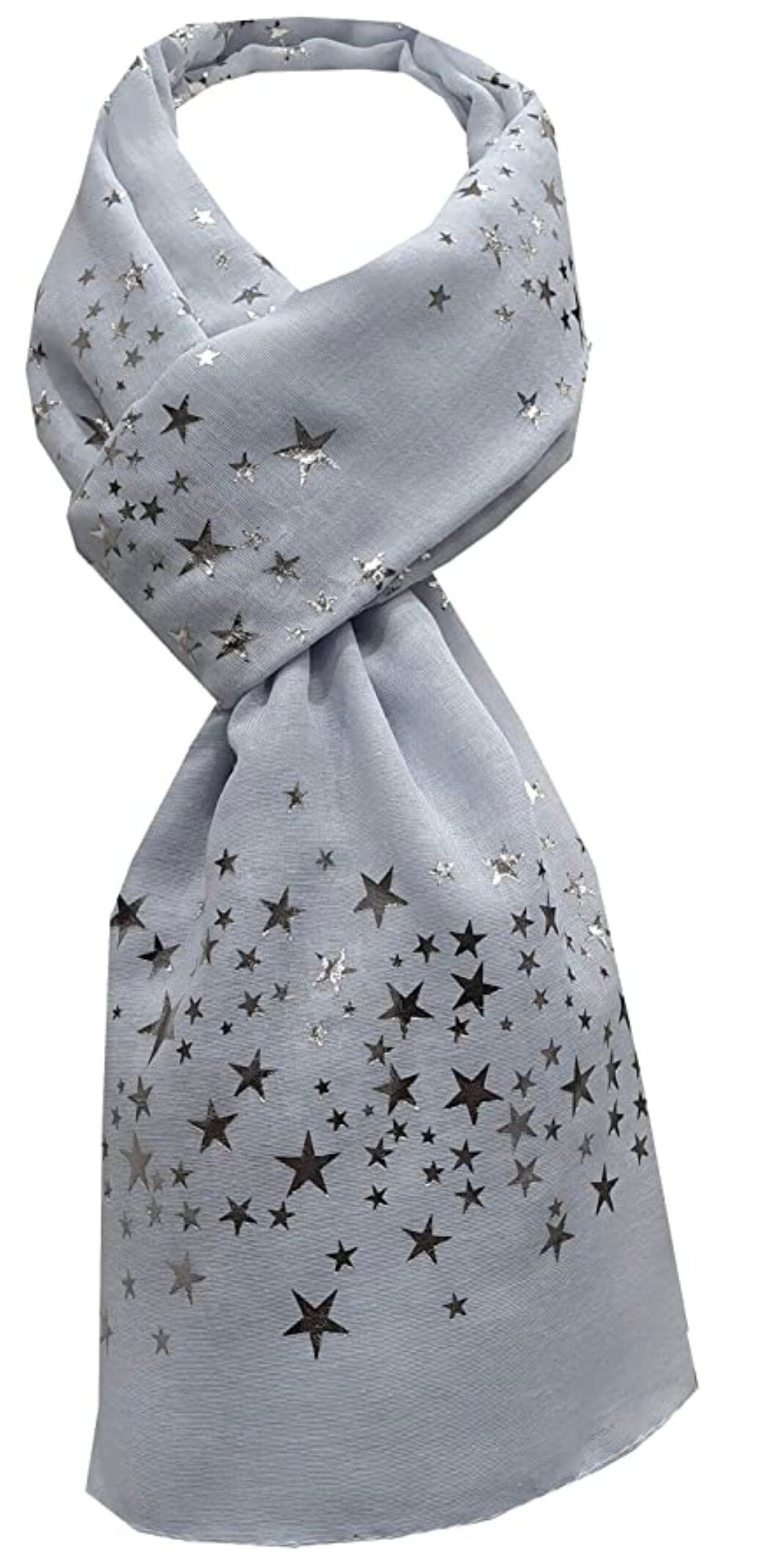 Star Foil Print Scarf Scarves Wrap Shawl Ideal Gift