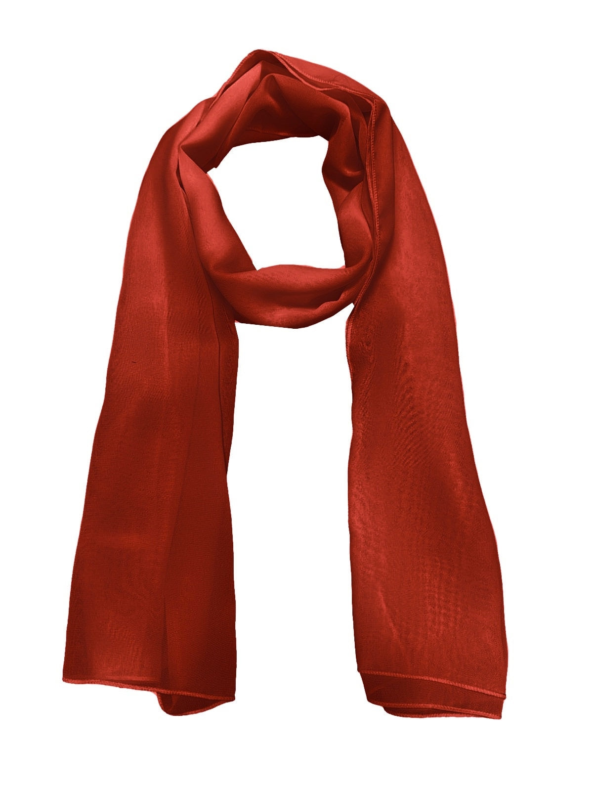 Chiffon Silk feel Scarves Women Plain Neck Retro Lightweight Scarves Bandana for Women size 45 x 160 cms