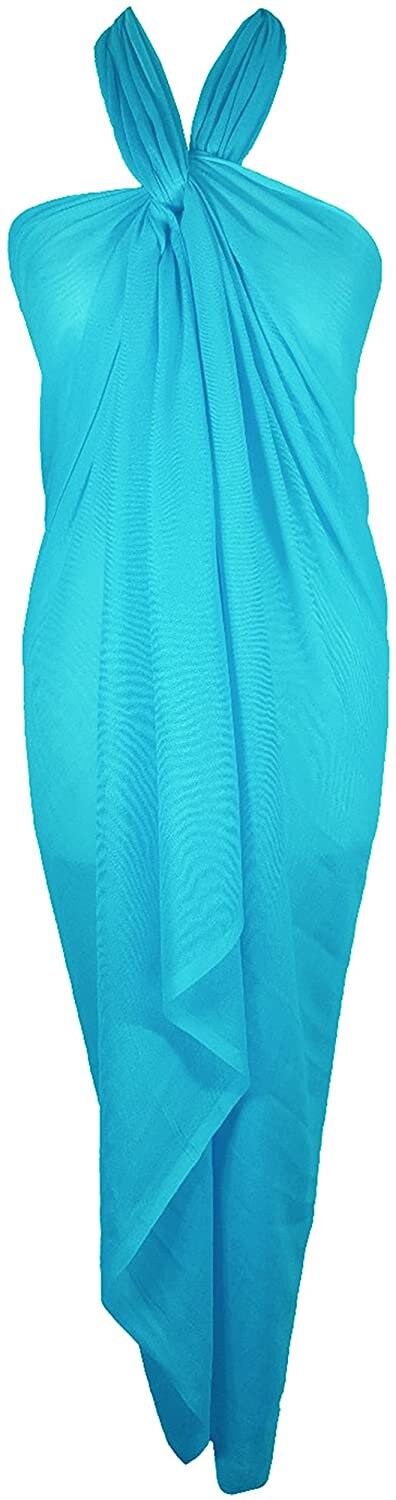 Cotton Plain Sarong Coverup Wrap Scarf