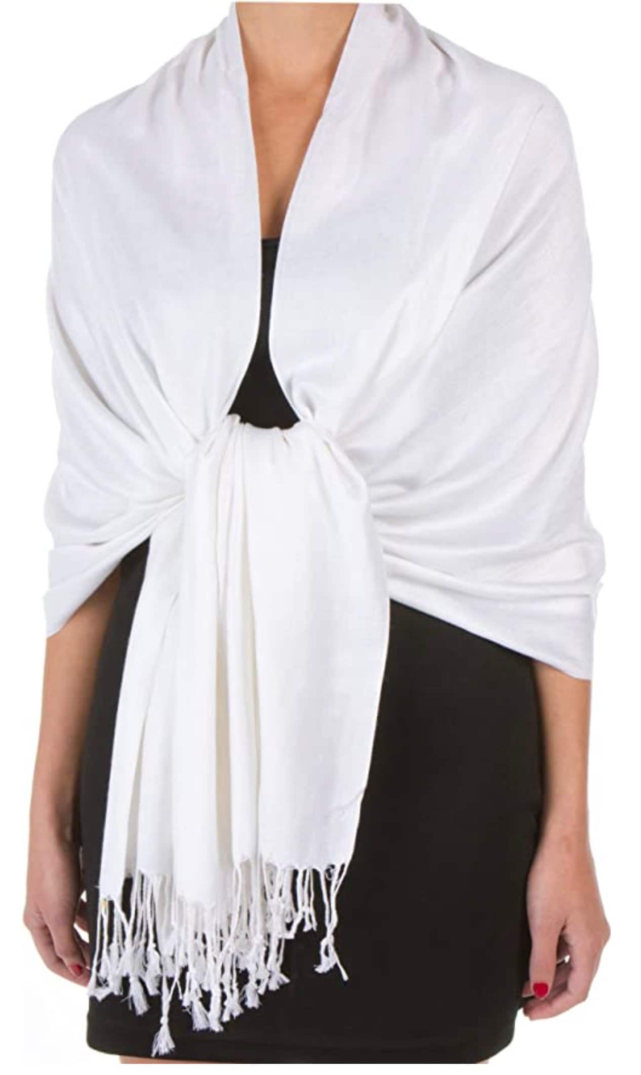 New Pashmina Scarf Wrap For Bridesmaid Bridal Wedding Shawl Gifts for Her Mum Grandma Wife Girlfriend Ladies Women Scarves