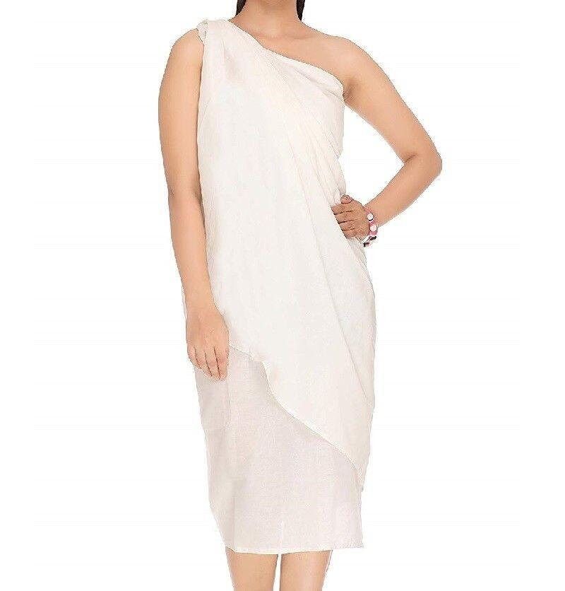 Ladies Plain Cotton Sarong Wrap Cover Up Dress Scarf Shawl