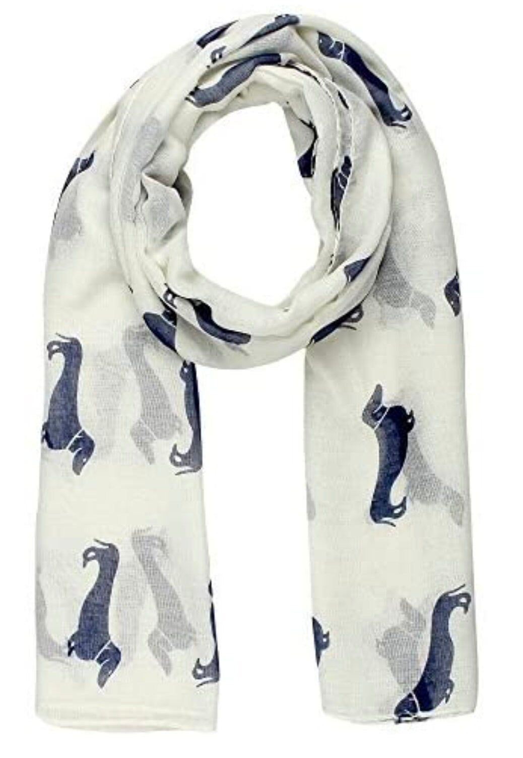Dachshund Sausage Dog Print Women's Ladies Girls Scarf Shawl Wrap Oversize Gift