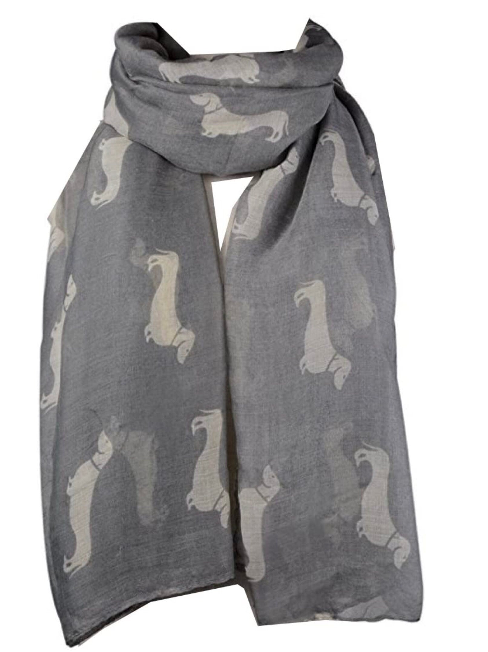 Dachshund Sausage Dog Print Women's Ladies Girls Scarf Shawl Wrap Oversize Gift