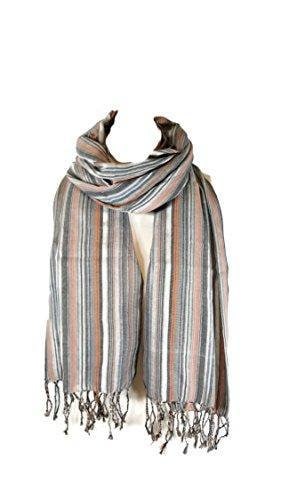 New Unisex Ladies Womens Mens Celebrity Style Stripes Scarf Scarves Clearance Sale