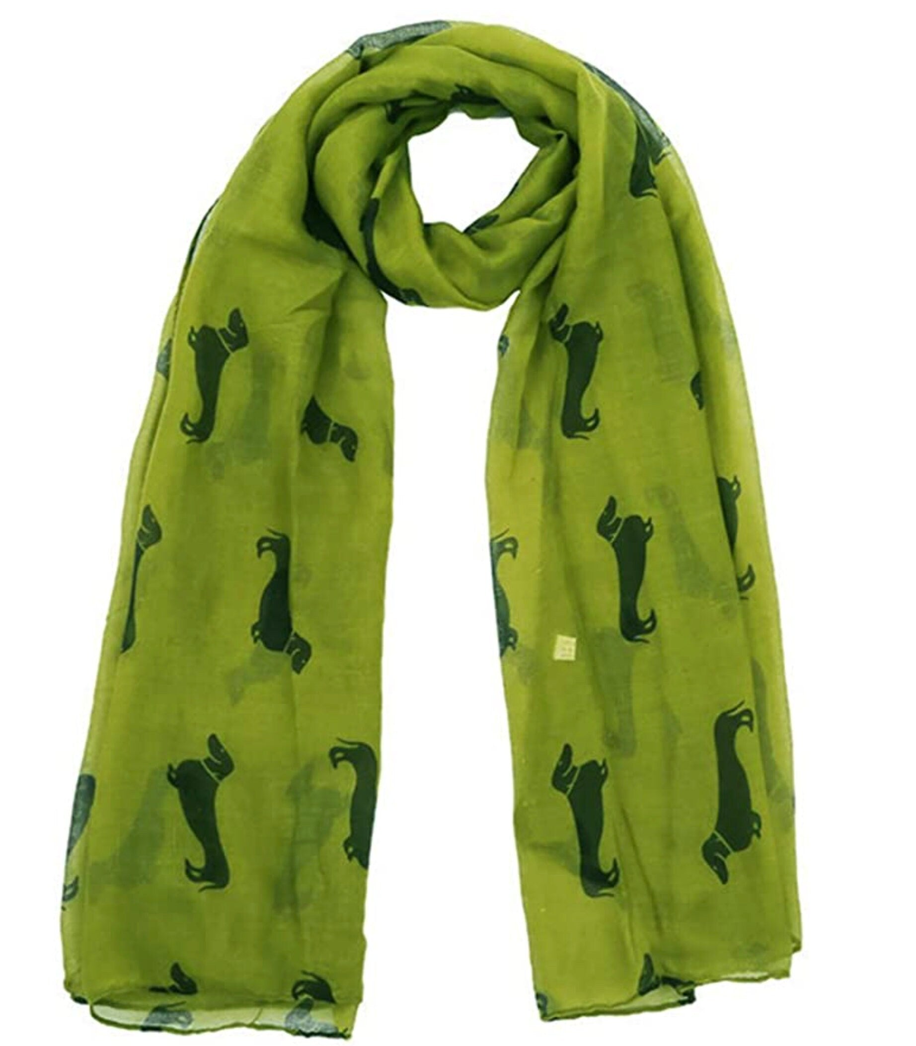 Dachshund Sausage Dog Print Women's Ladies Girls Scarf Shawl Wrap Oversize Gift